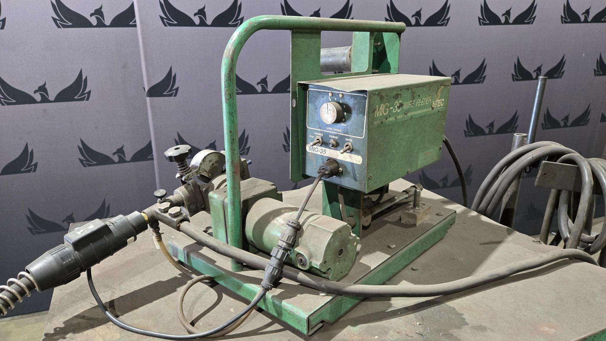 Union Carbide VI-450-SS MIG Welder With MIG-35 Wire Feeder 450A 3PH USED 10