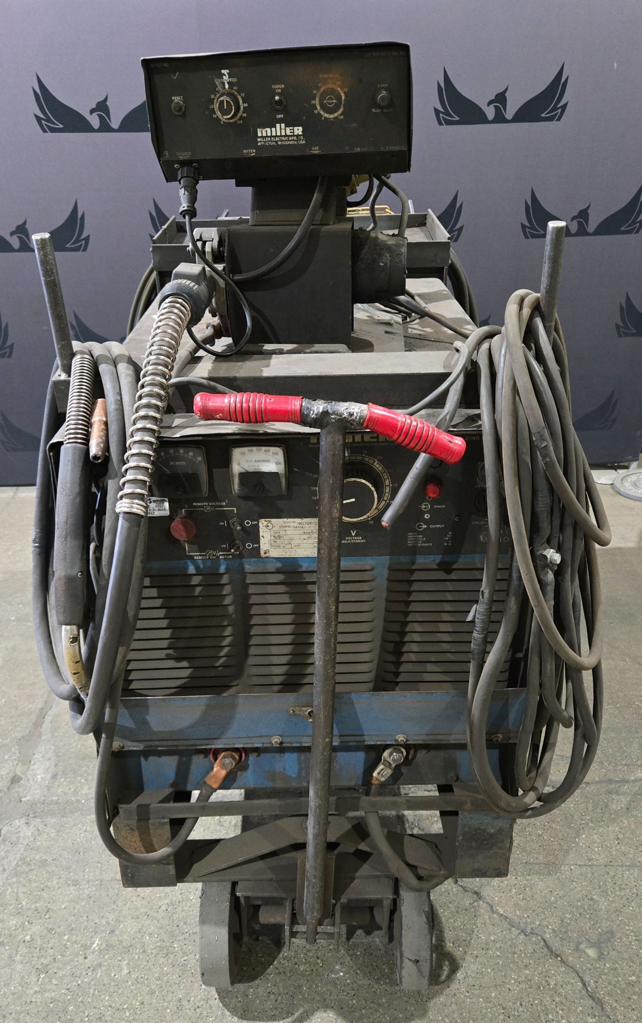 MILLER DELTAWELD 450 WELDER WITH MILLERMATIC S-52E USED 0
