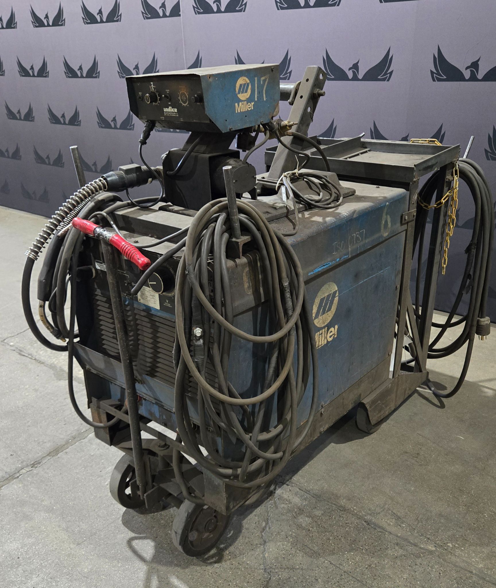 MILLER DELTAWELD 450 WELDER WITH MILLERMATIC S-52E USED 1