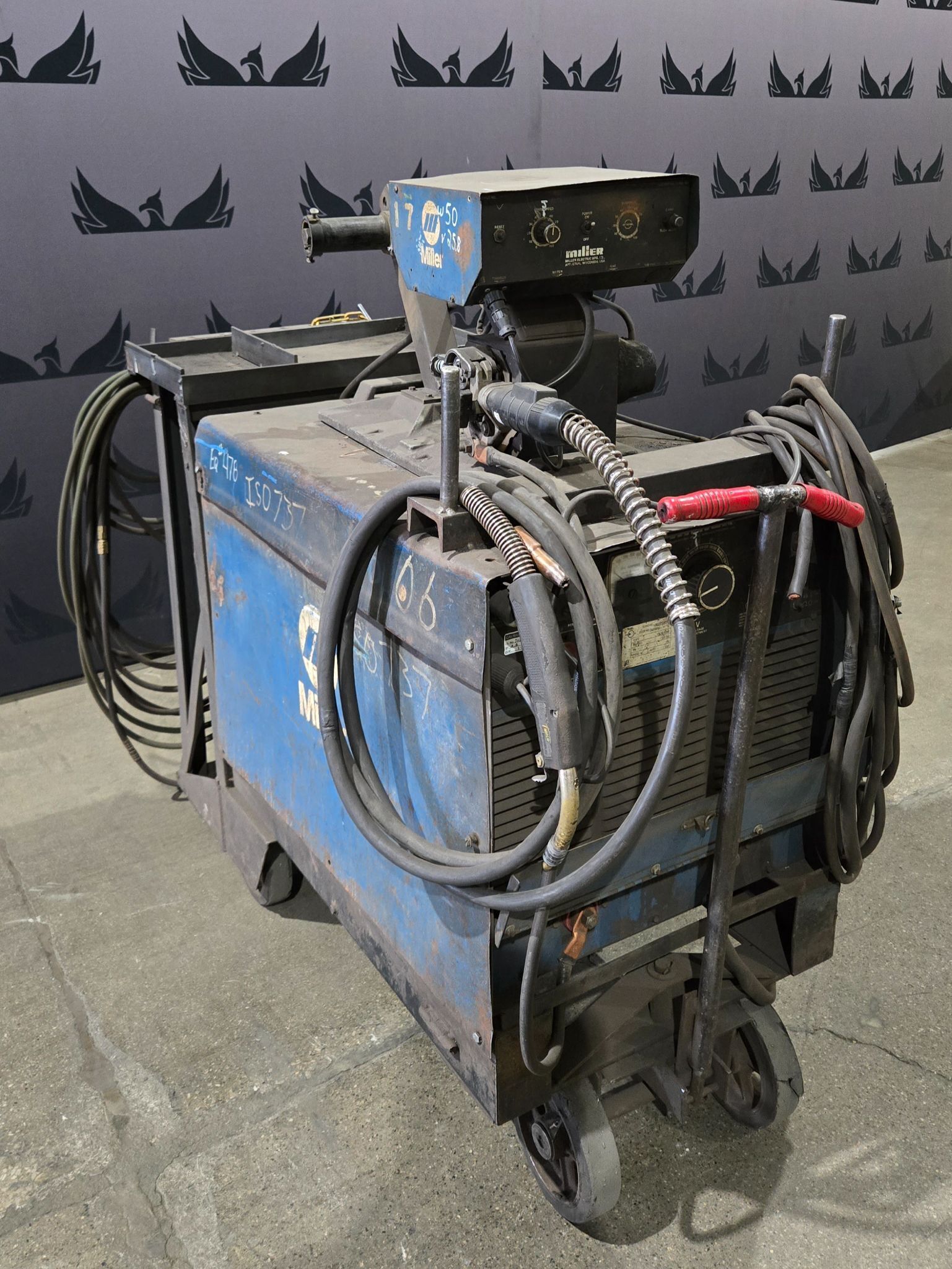 MILLER DELTAWELD 450 WELDER WITH MILLERMATIC S-52E USED 2