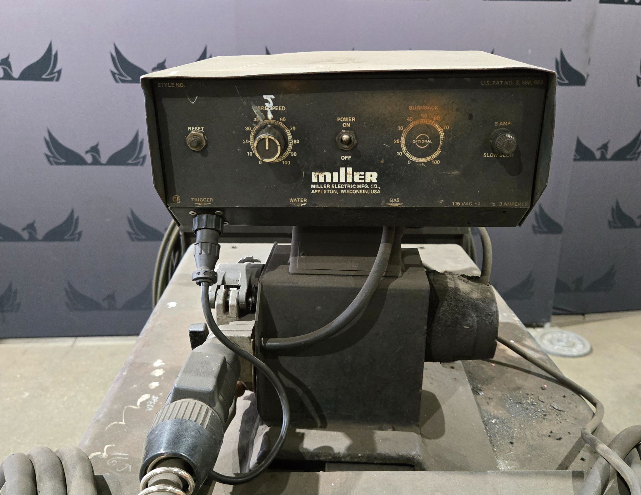 MILLER DELTAWELD 450 WELDER WITH MILLERMATIC S-52E USED 7
