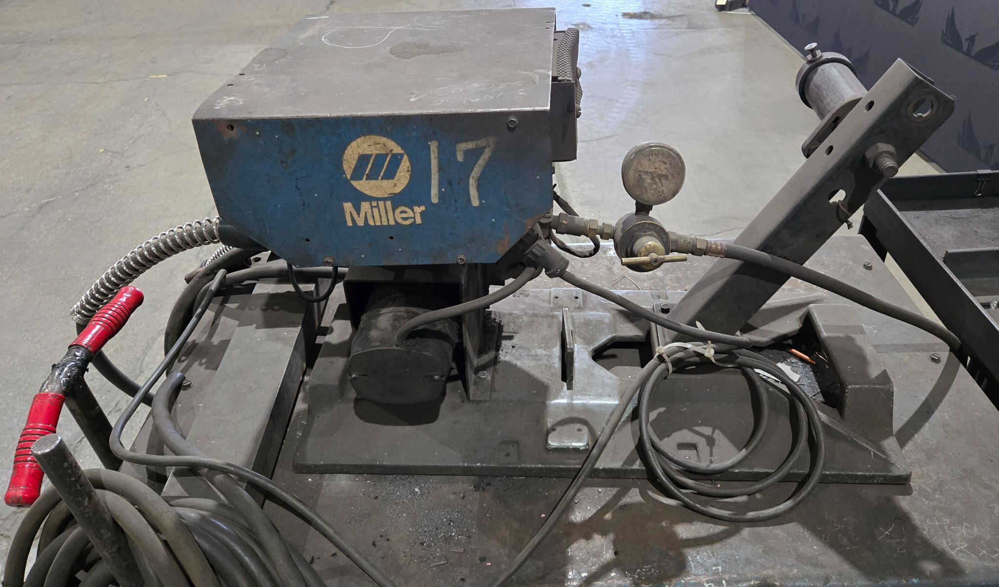 MILLER DELTAWELD 450 WELDER WITH MILLERMATIC S-52E USED 10