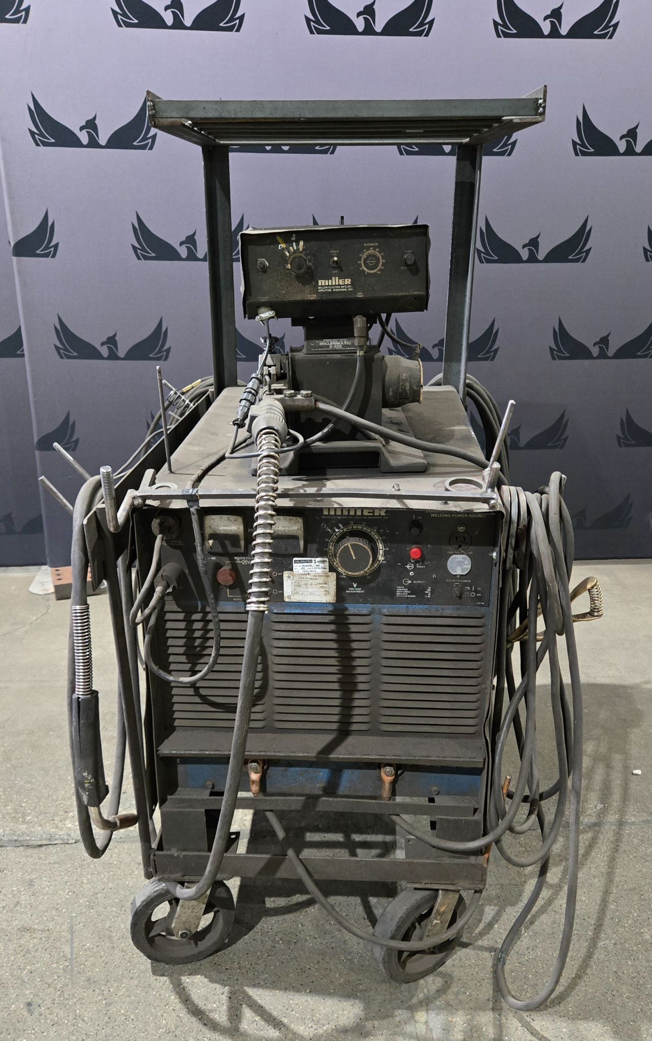 Miller Deltaweld 450 Welder with Millermatic S-52E Wire Feeder USED 0