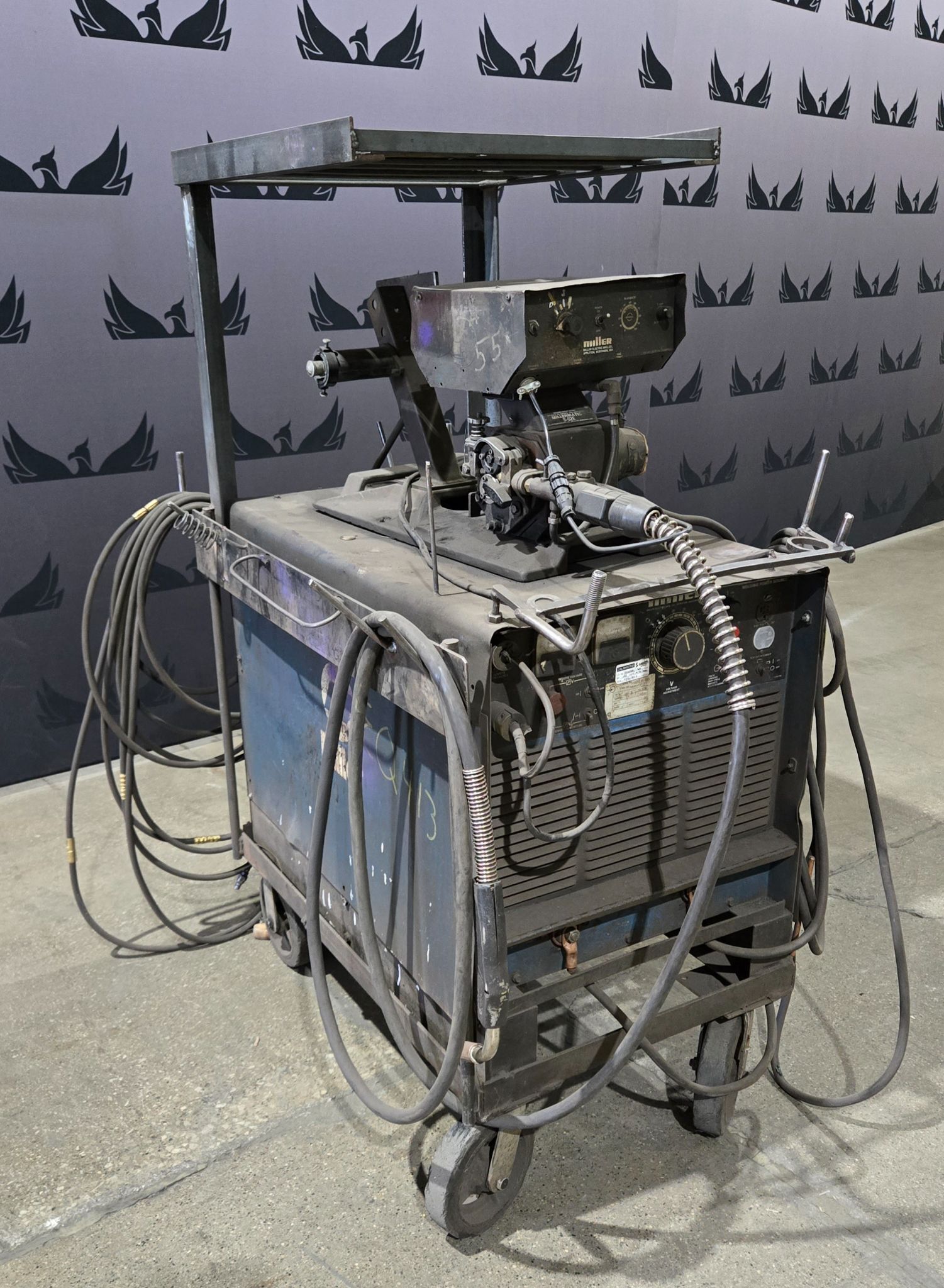 Miller Deltaweld 450 Welder with Millermatic S-52E Wire Feeder USED 2
