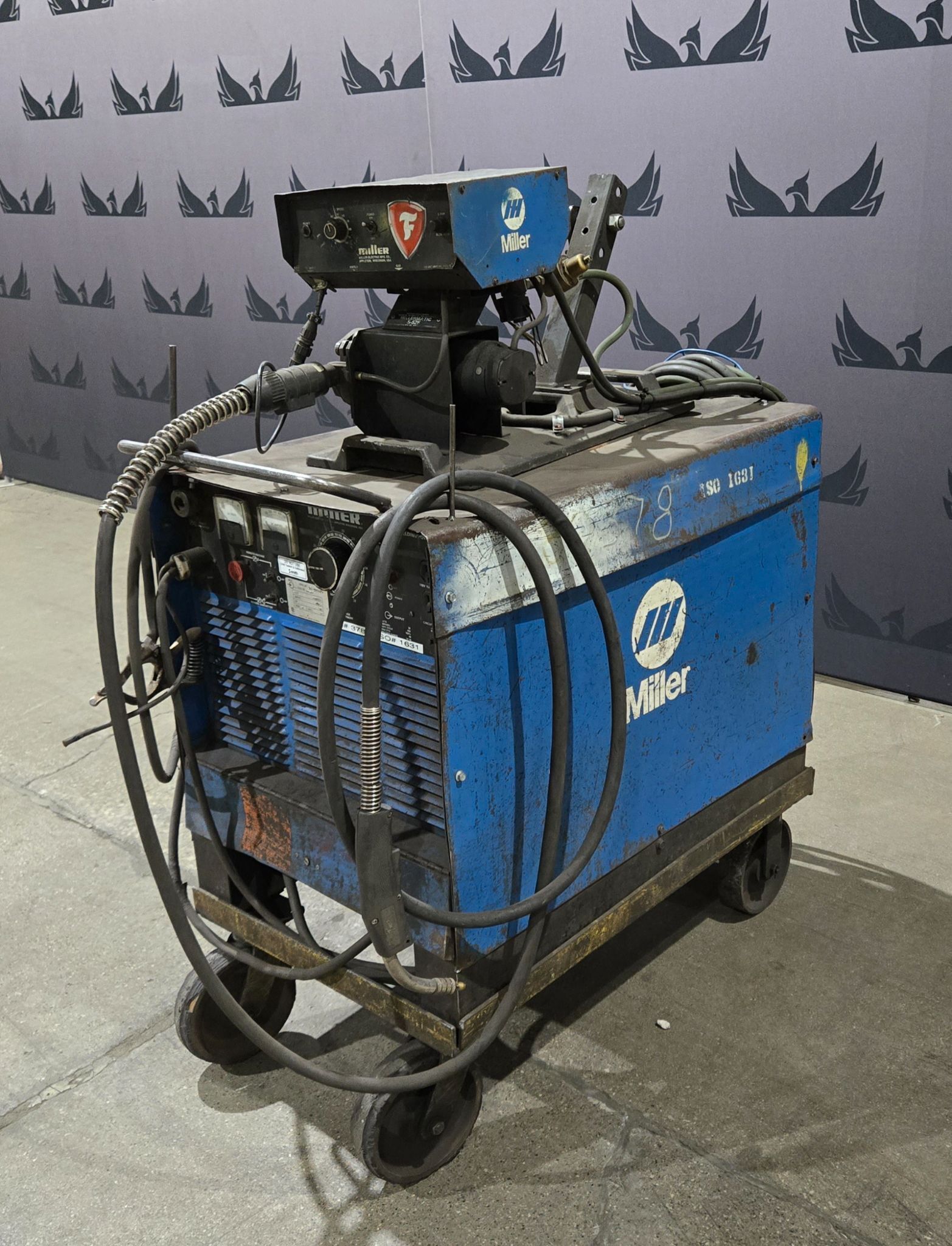 Miller Deltaweld 450 CV DC Welder with Millermatic S-52E Wire Feeder USED 1
