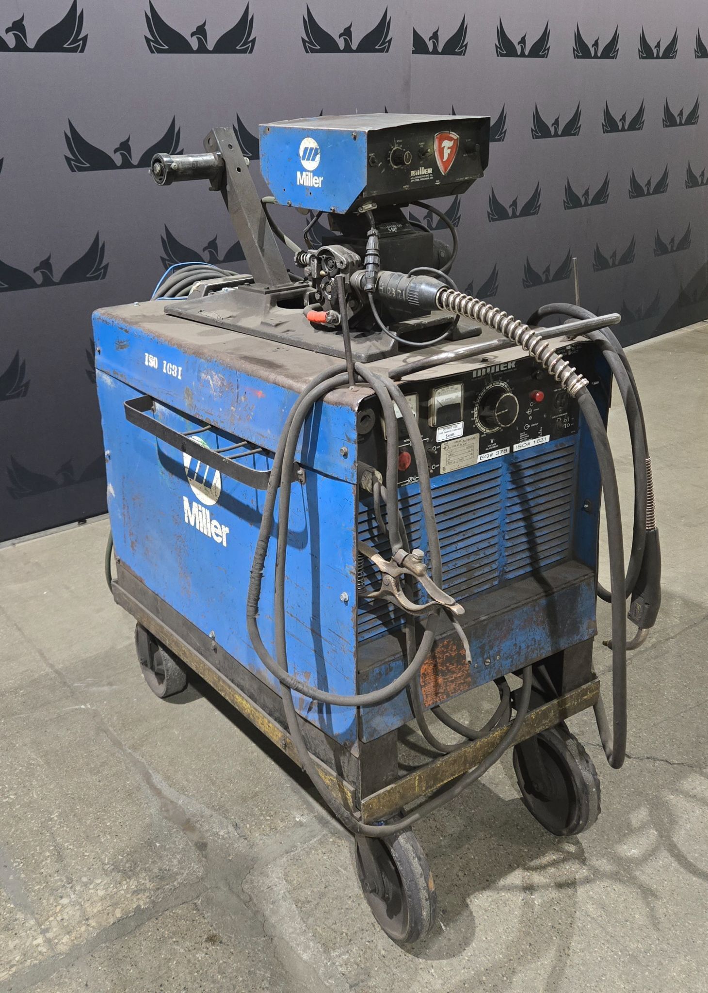 Miller Deltaweld 450 CV DC Welder with Millermatic S-52E Wire Feeder USED 2