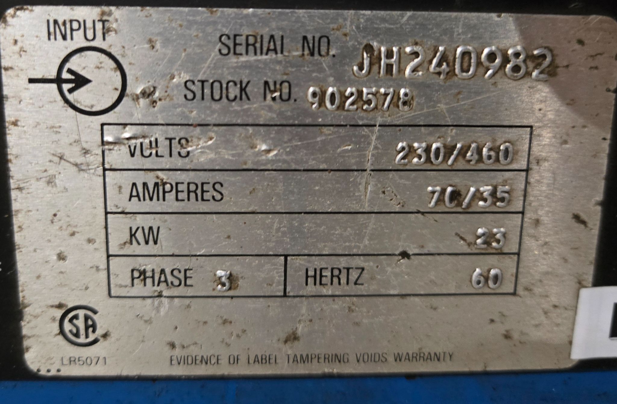 Miller Deltaweld 450 CV DC Welder with Millermatic S-52E Wire Feeder USED 6