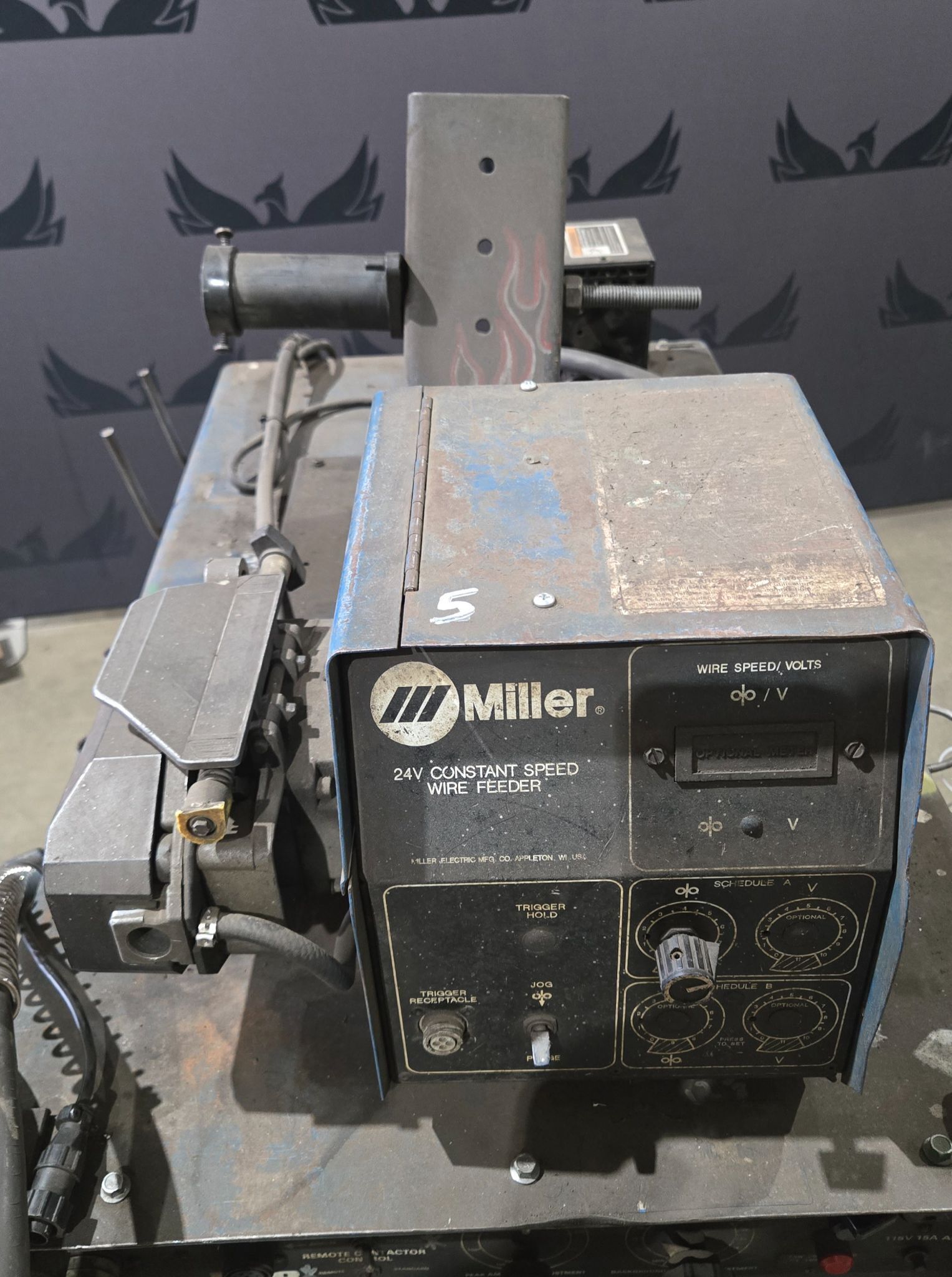 Miller Pulstar 450 CV Pulsed DC Welder with S-60 Wire Feeder USED 8