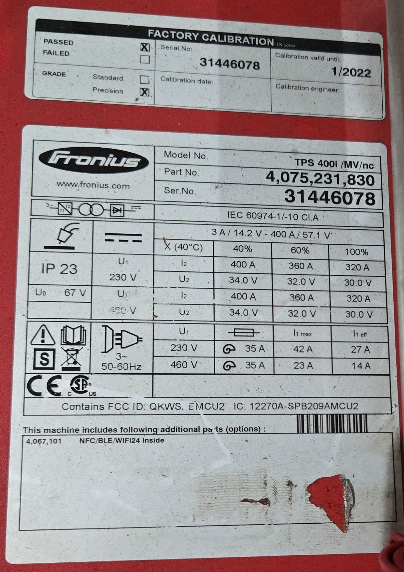 Fanuc Arc Mate 120iD Complete with R-30iB Plus Controller and TPS 400i USED 18