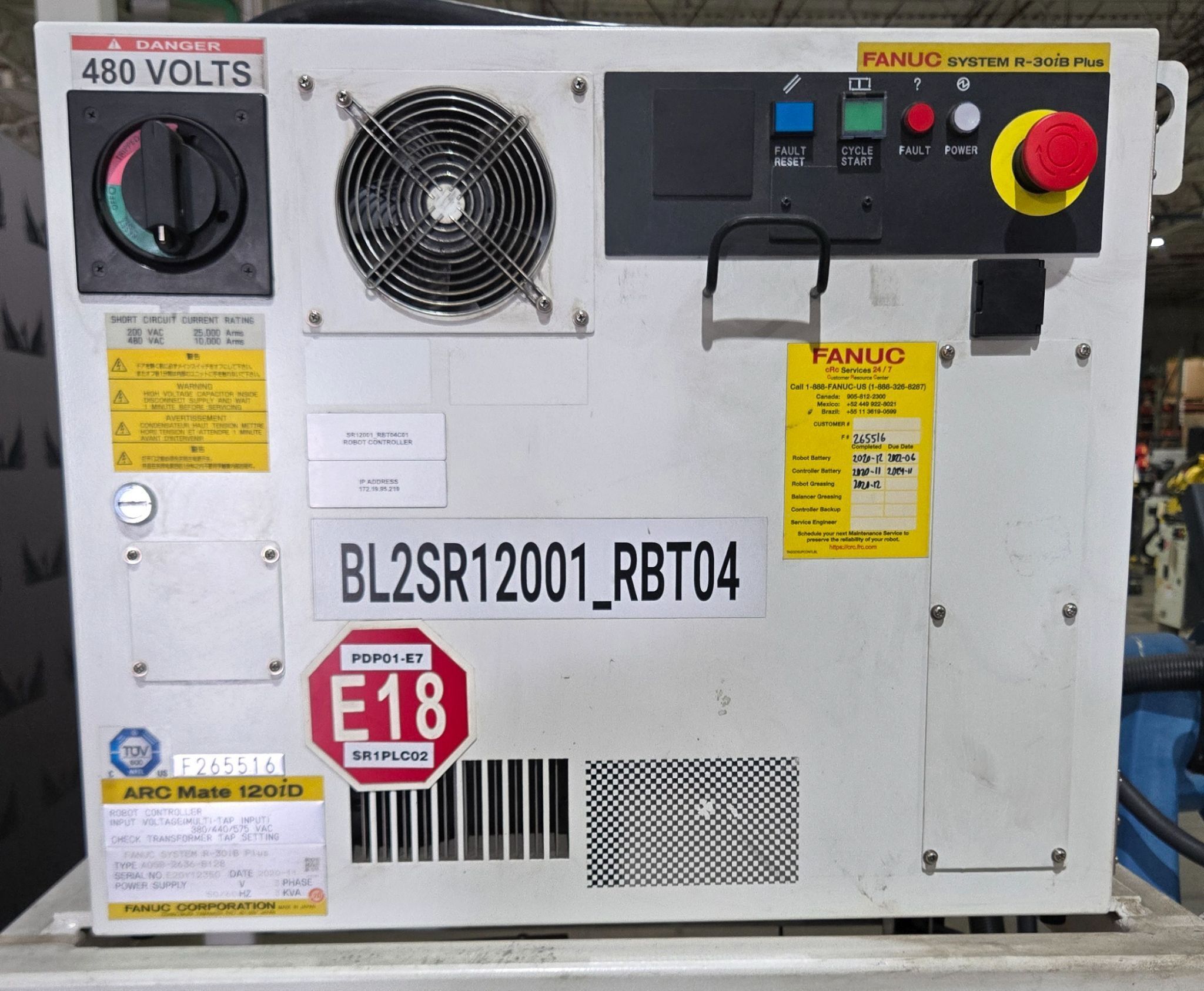 Fanuc Arc Mate 120iD Complete with R-30iB Plus Controller and TPS 400i USED 21