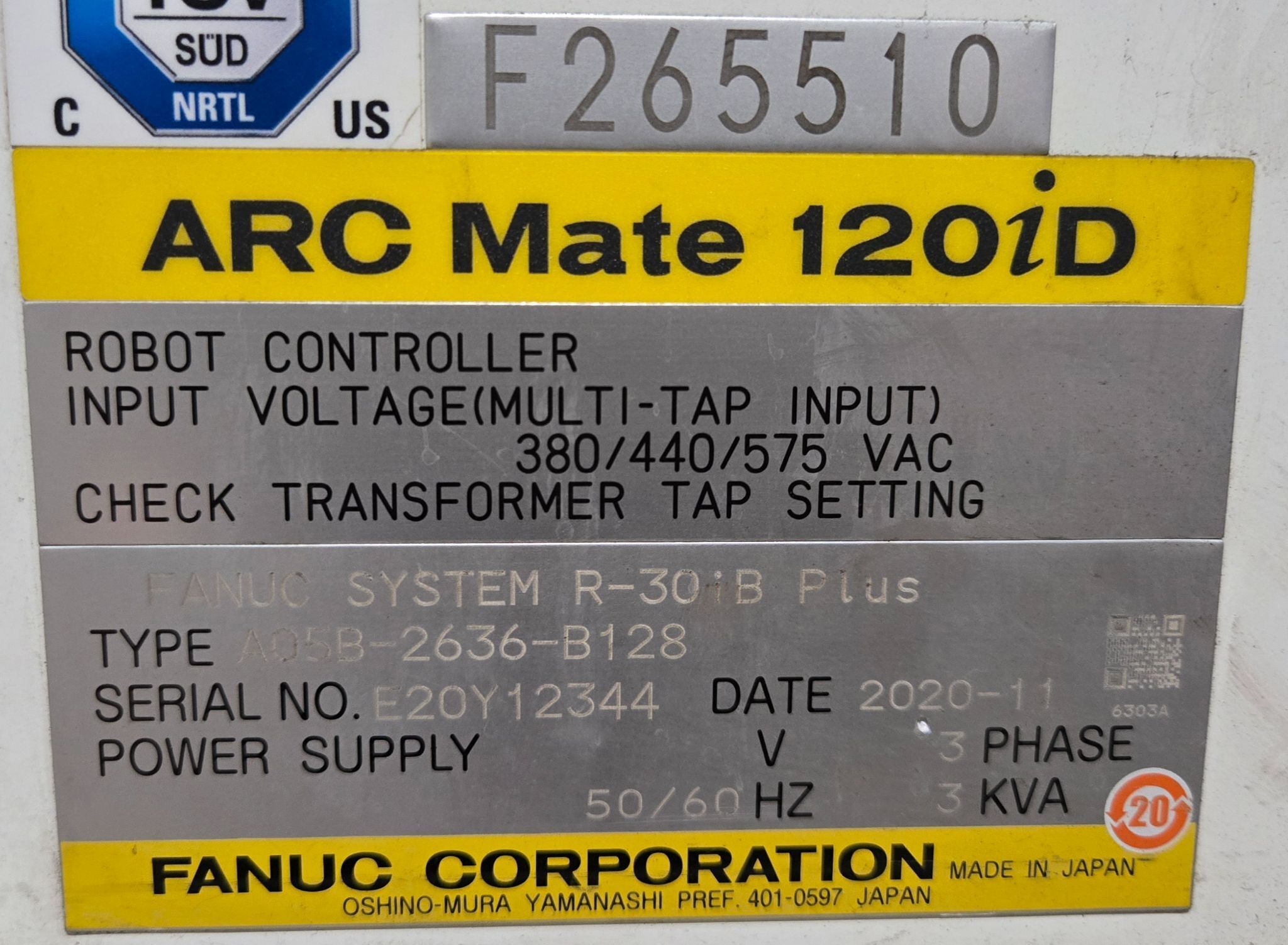 Fanuc ArcMate 120iD Complete Robot with R-30iB Plus Controller USED 14
