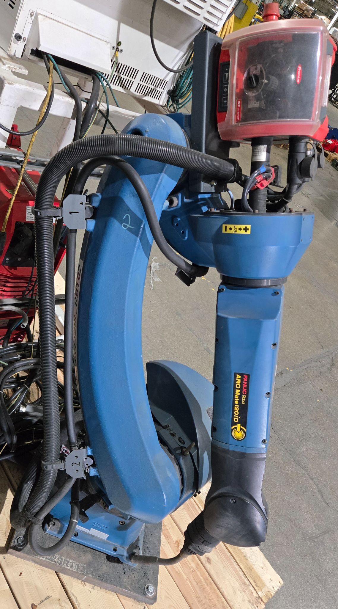 Fanuc Arc Mate 120iD Complete with R-30iB Plus Controller and TPS 400i Weld System USED 6