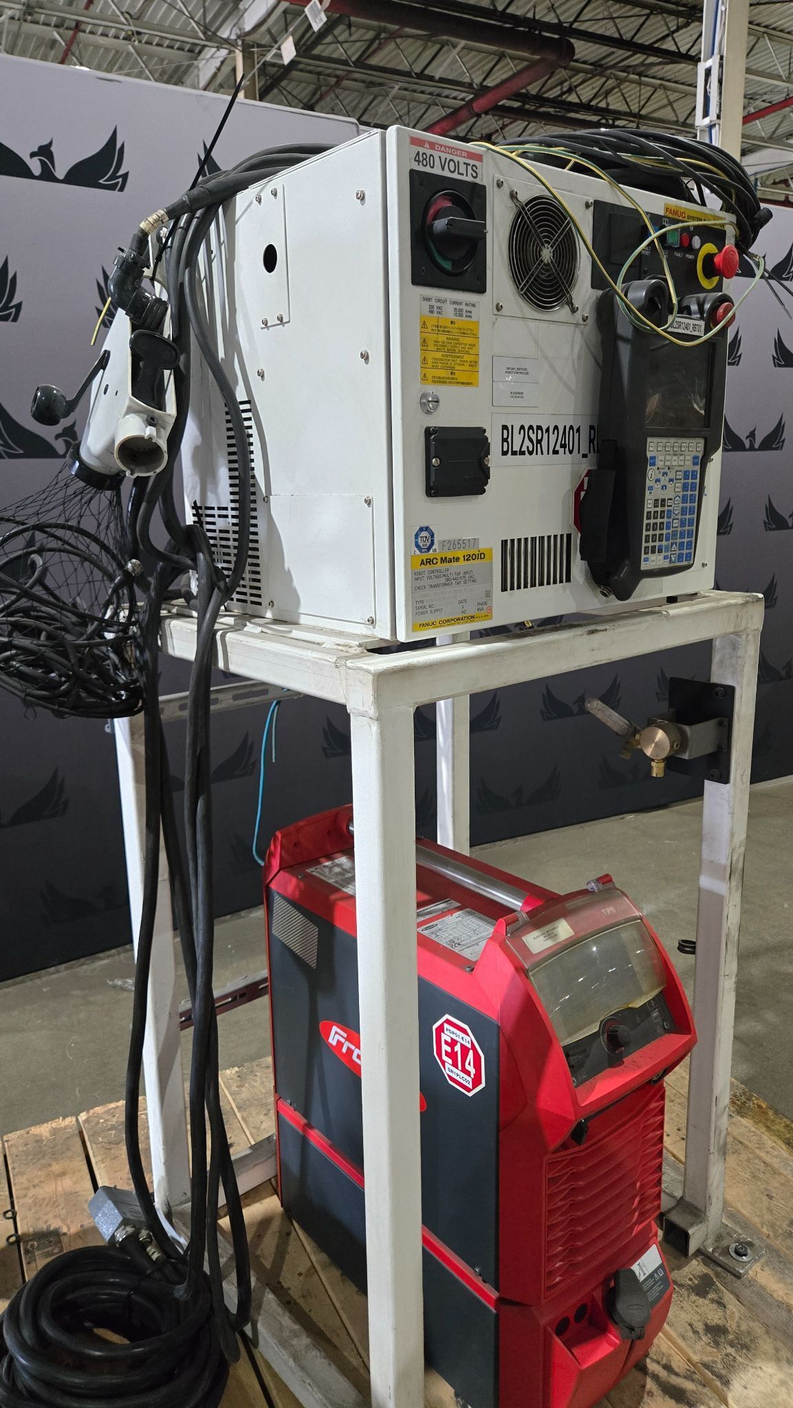 Fanuc Arc Mate 120iD Complete with R-30iB Plus Controller and TPS 400i Weld System USED 15