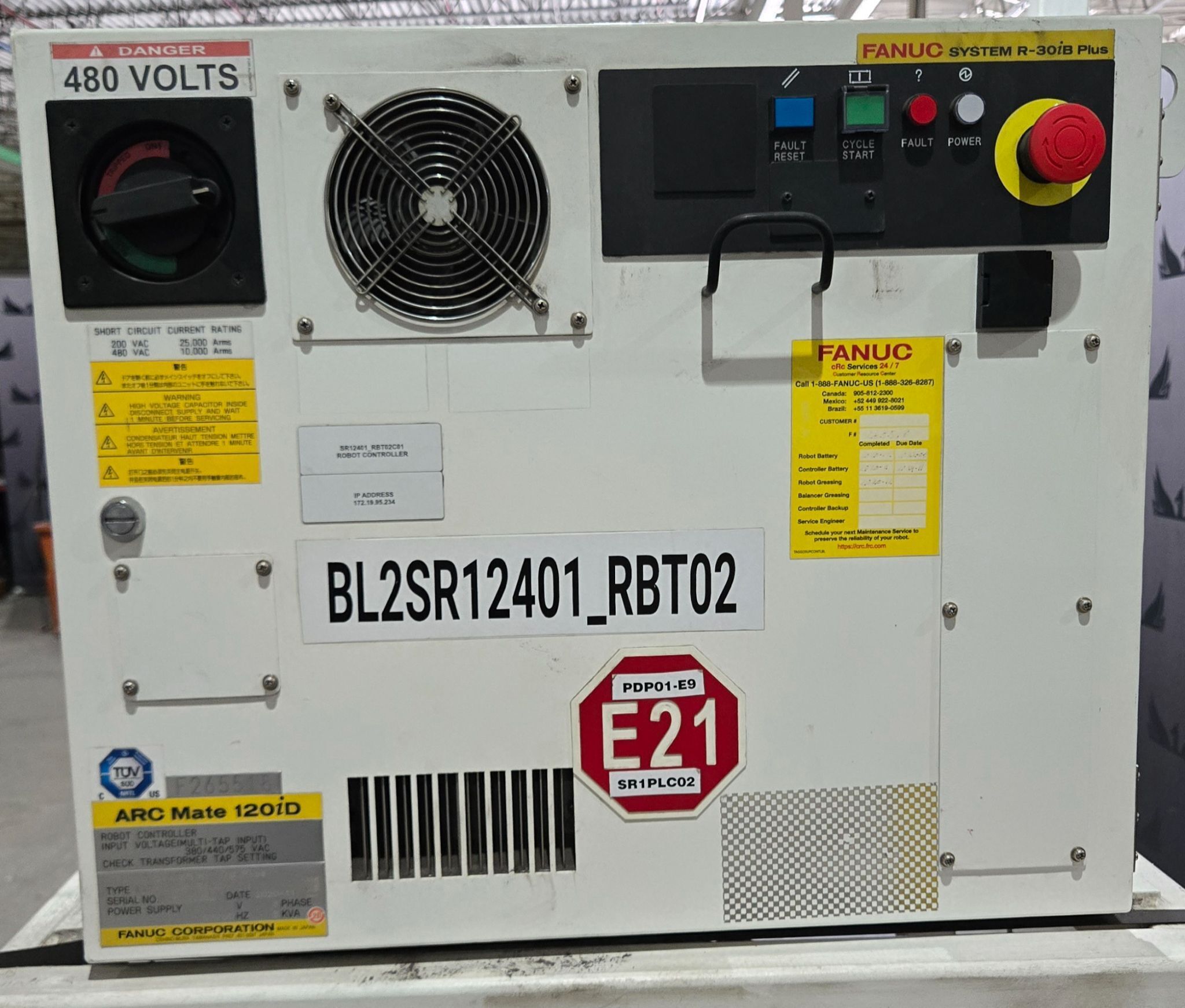 Fanuc Arc Mate 120iD Complete with R-30iB Plus Controller and TPS 400i Weld System USED 17