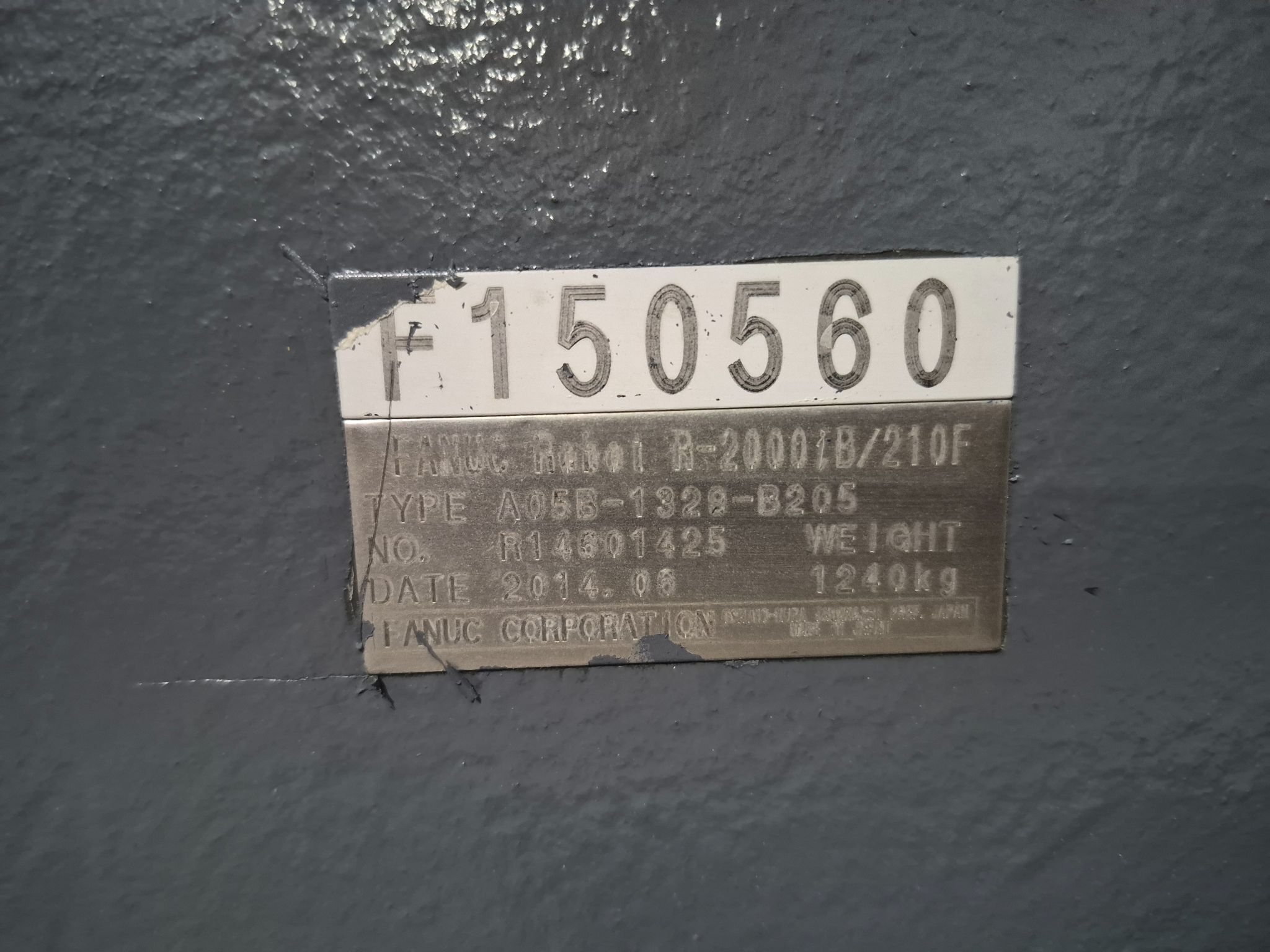 FANUC R-2000iB/210F Complete w/ R-30iB Controls USED 5