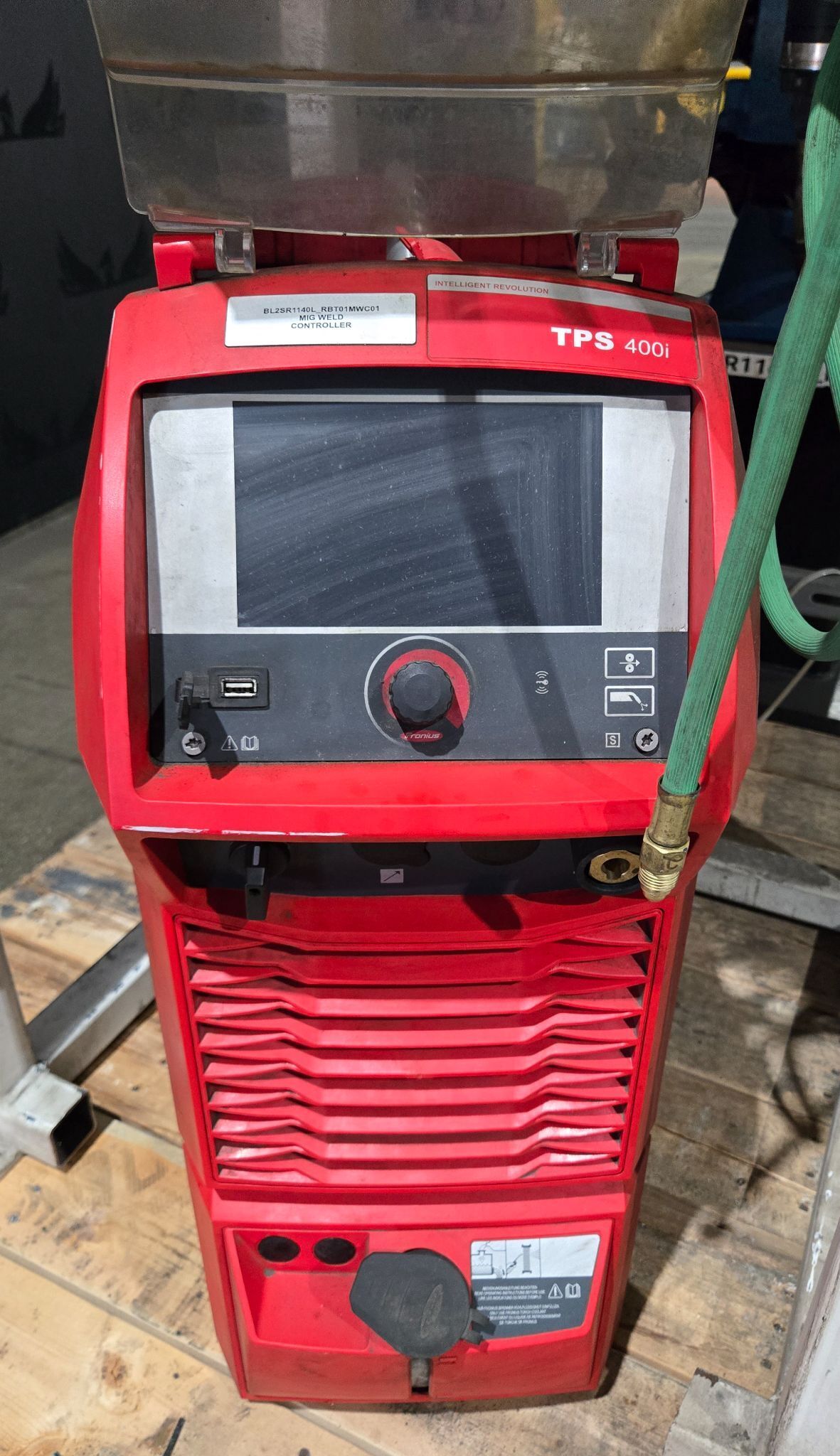 FANUC Arc Mate 120iD Complete w/ R-30iB Plus Controller and TPS 400i Weld Package & 20" Riser USED 16