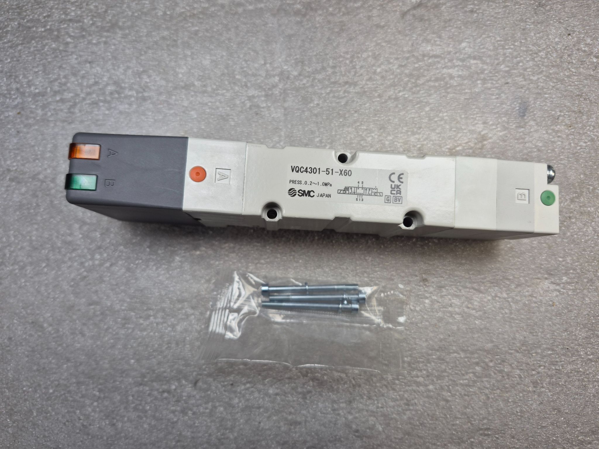SMC VQC4301‑51‑X60 Solenoid Valve NEW 0