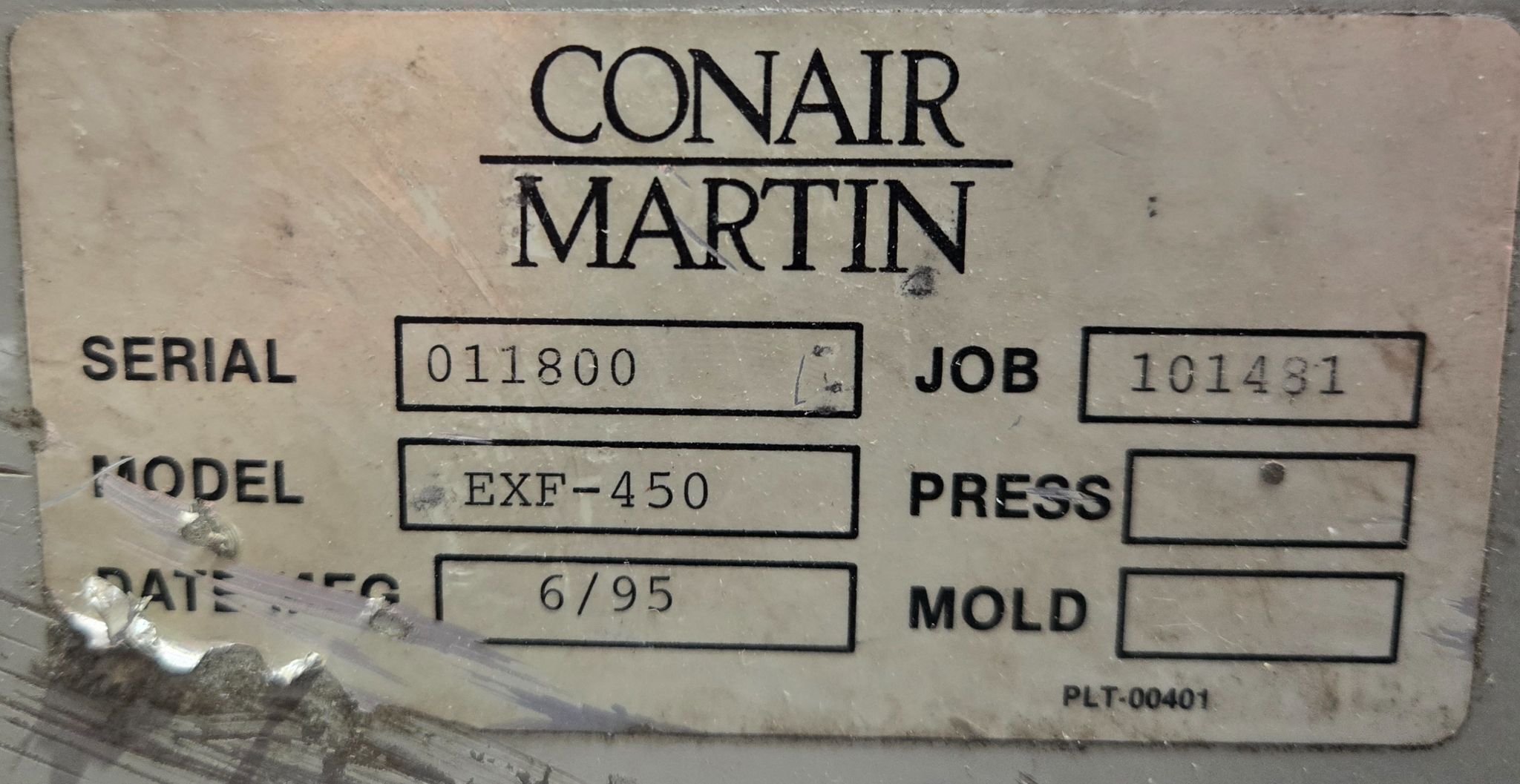 CONAIR HARMO EXF-450 PC-EIID Industrial Control Unit USED 9