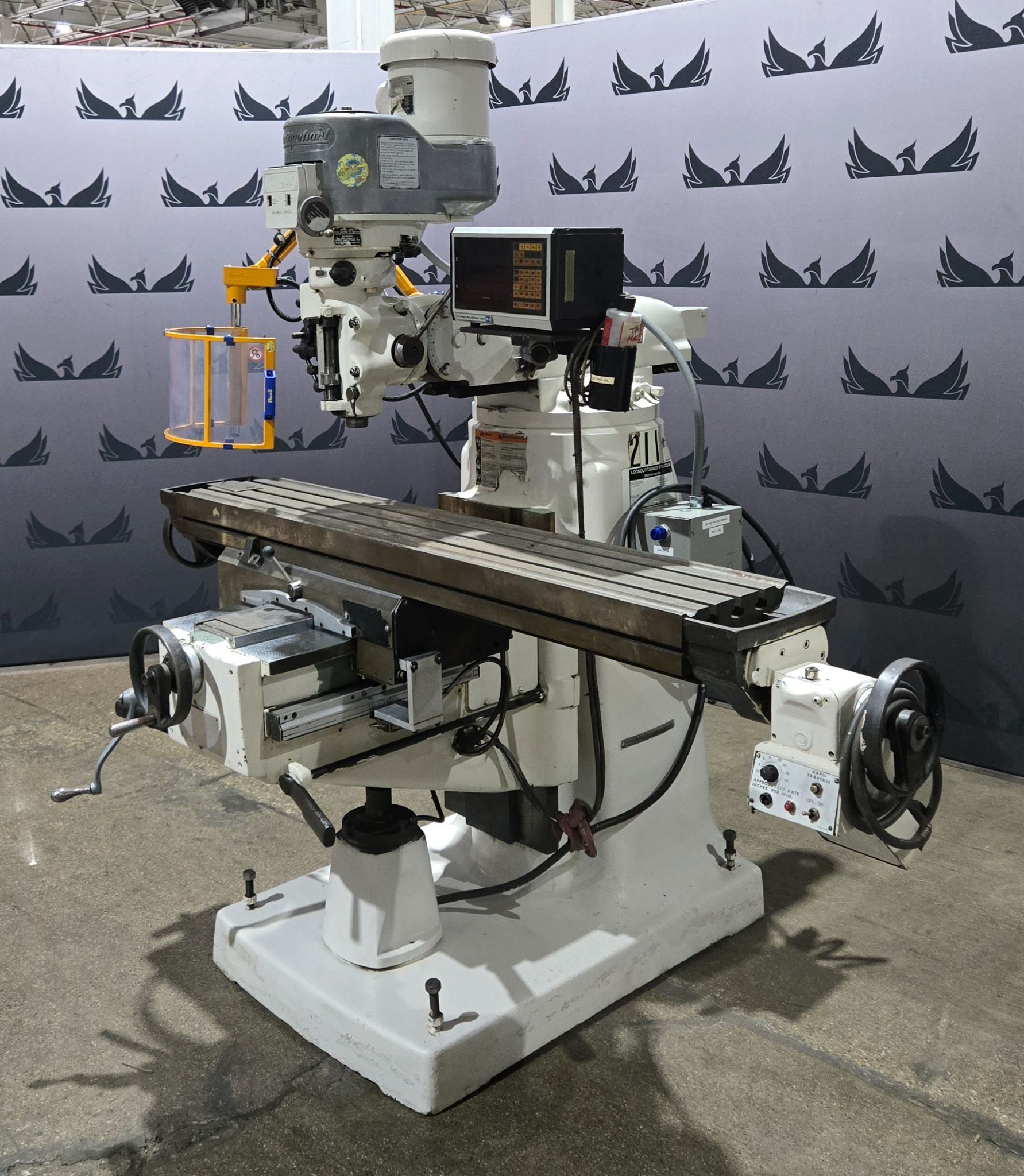 BRIDGEPORT Series II Vertical Milling Machine 2 HP 3-Phase USED 1