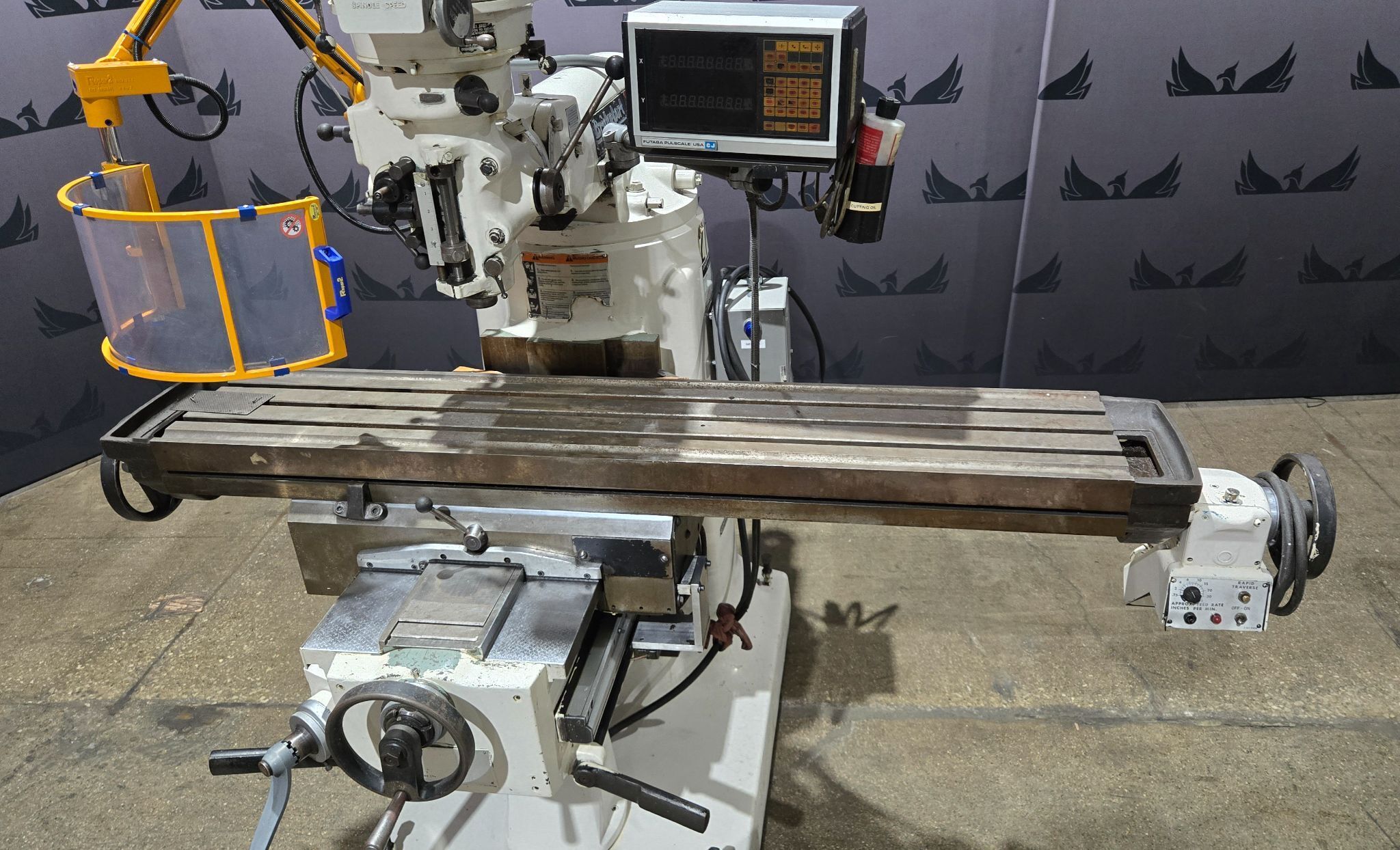 BRIDGEPORT Series II Vertical Milling Machine 2 HP 3-Phase USED 8