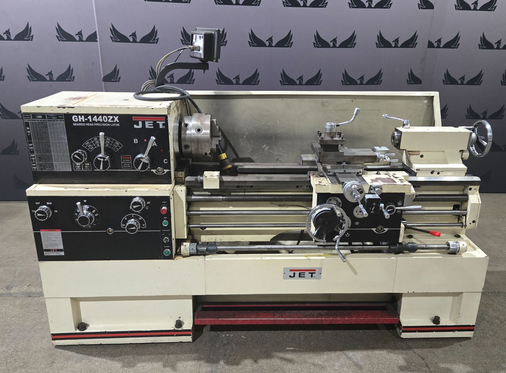 JET GH-1440ZX Geared Head Precision Lathe USED 0