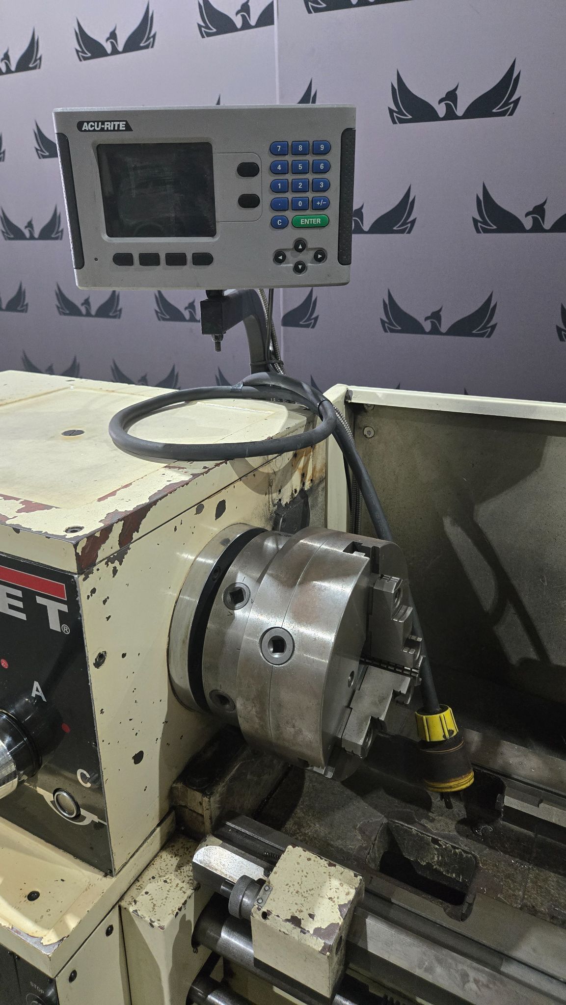 JET GH-1440ZX Geared Head Precision Lathe USED 5