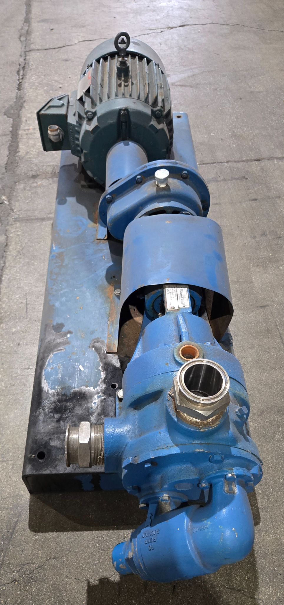 Reliance Electric P21G3315H Motor with Viking Pump K4724 Gear Pump USED 5