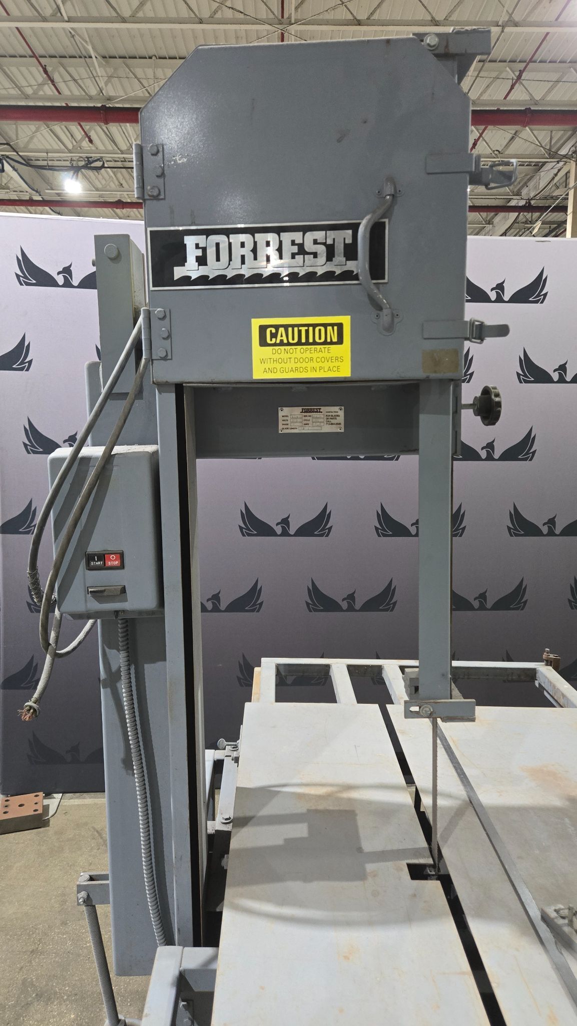 FORREST 214 Vertical Band Saw 12" Blade USED 6