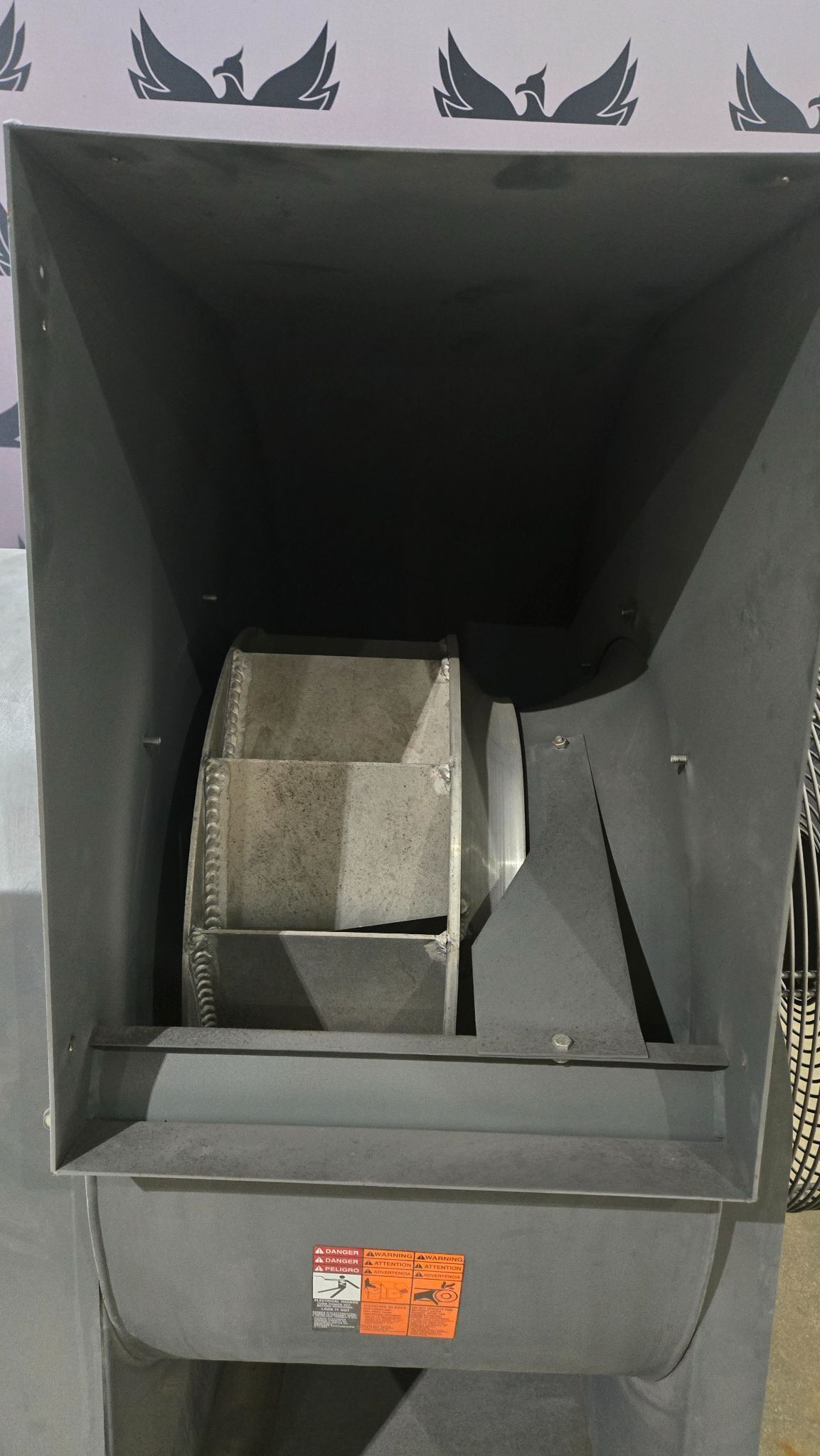 CENTRAL FAN CO 200KTXCCWB Industrial Centrifugal Fan Blower USED 4