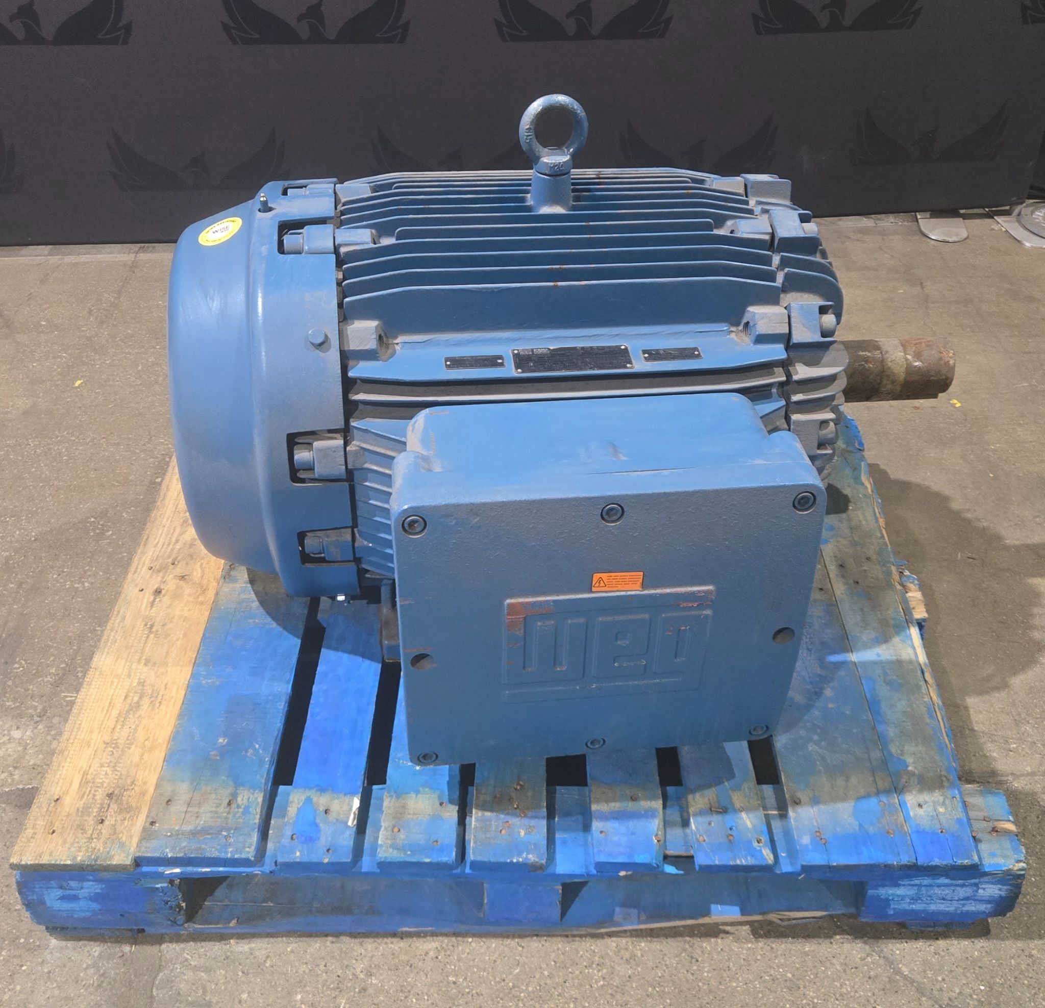 WEG TEQFX0XN0000301154 W22 150HP Explosion Proof Electric Motor 460V USED 0