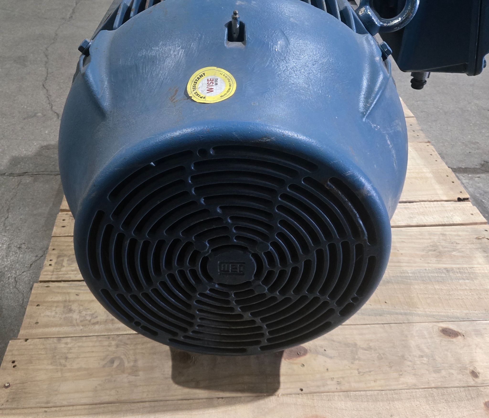 WEG 20018ET30RB447T-W22 200HP Electric Motor 460/230V USED 4