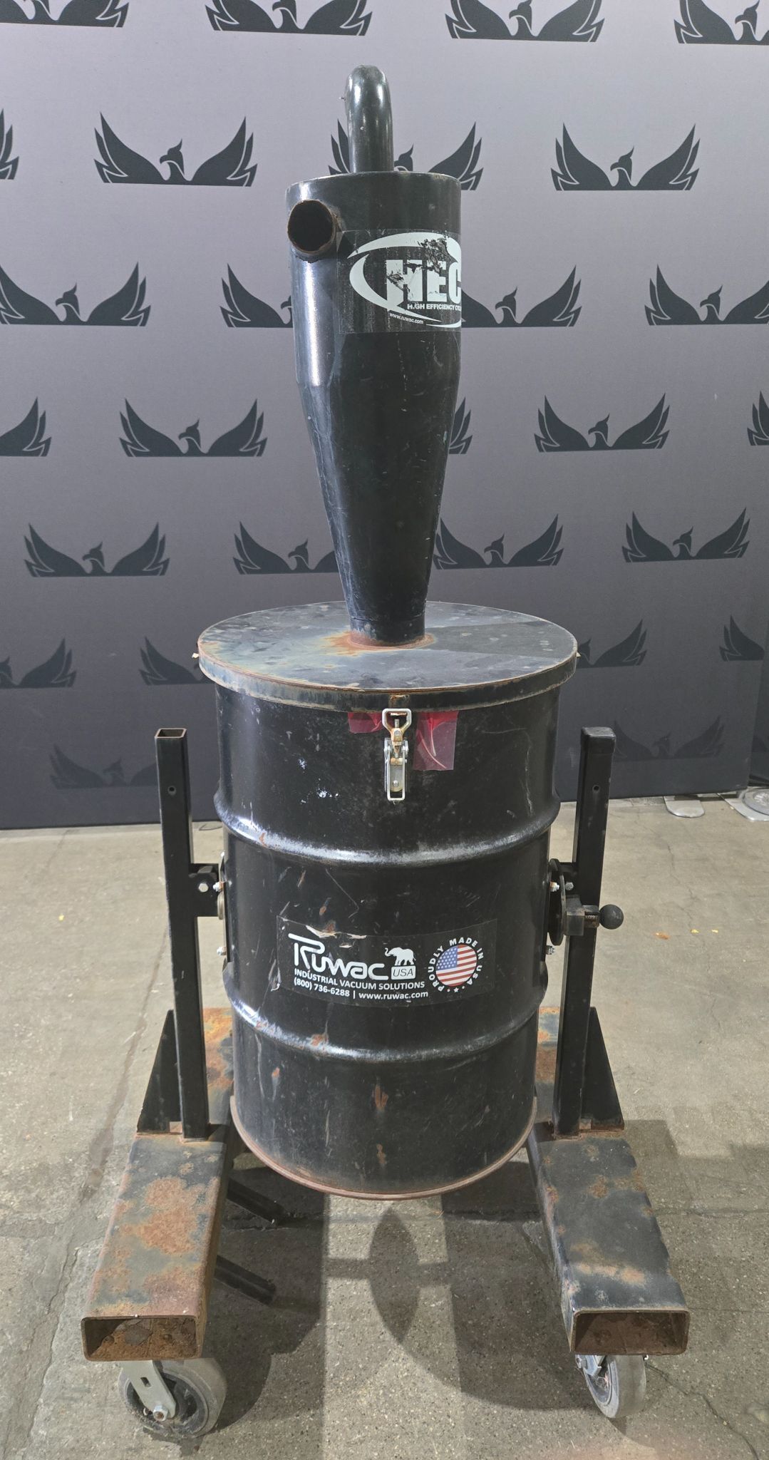 RUWAC 9955XLT HEC-XLT 30 Gallon Cyclone Pre-Separator USED 0