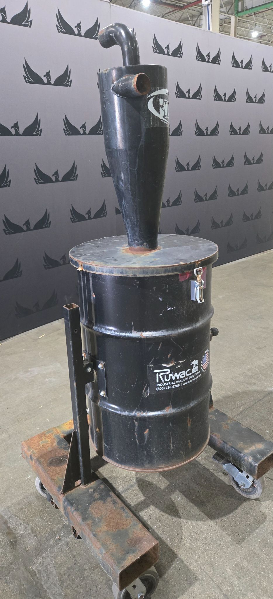 RUWAC 9955XLT HEC-XLT 30 Gallon Cyclone Pre-Separator USED 1