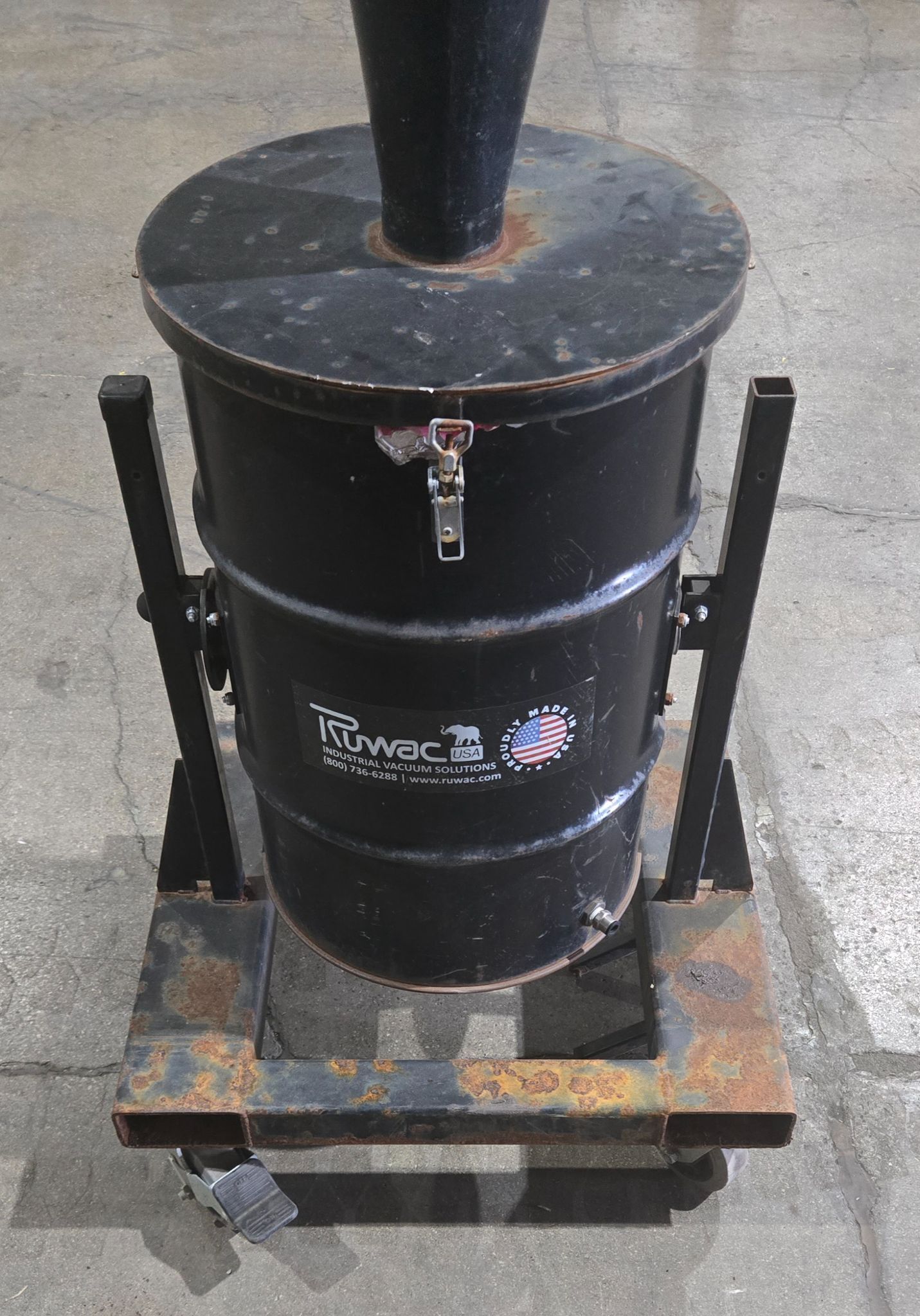 RUWAC 9955XLT HEC-XLT 30 Gallon Cyclone Pre-Separator USED 3
