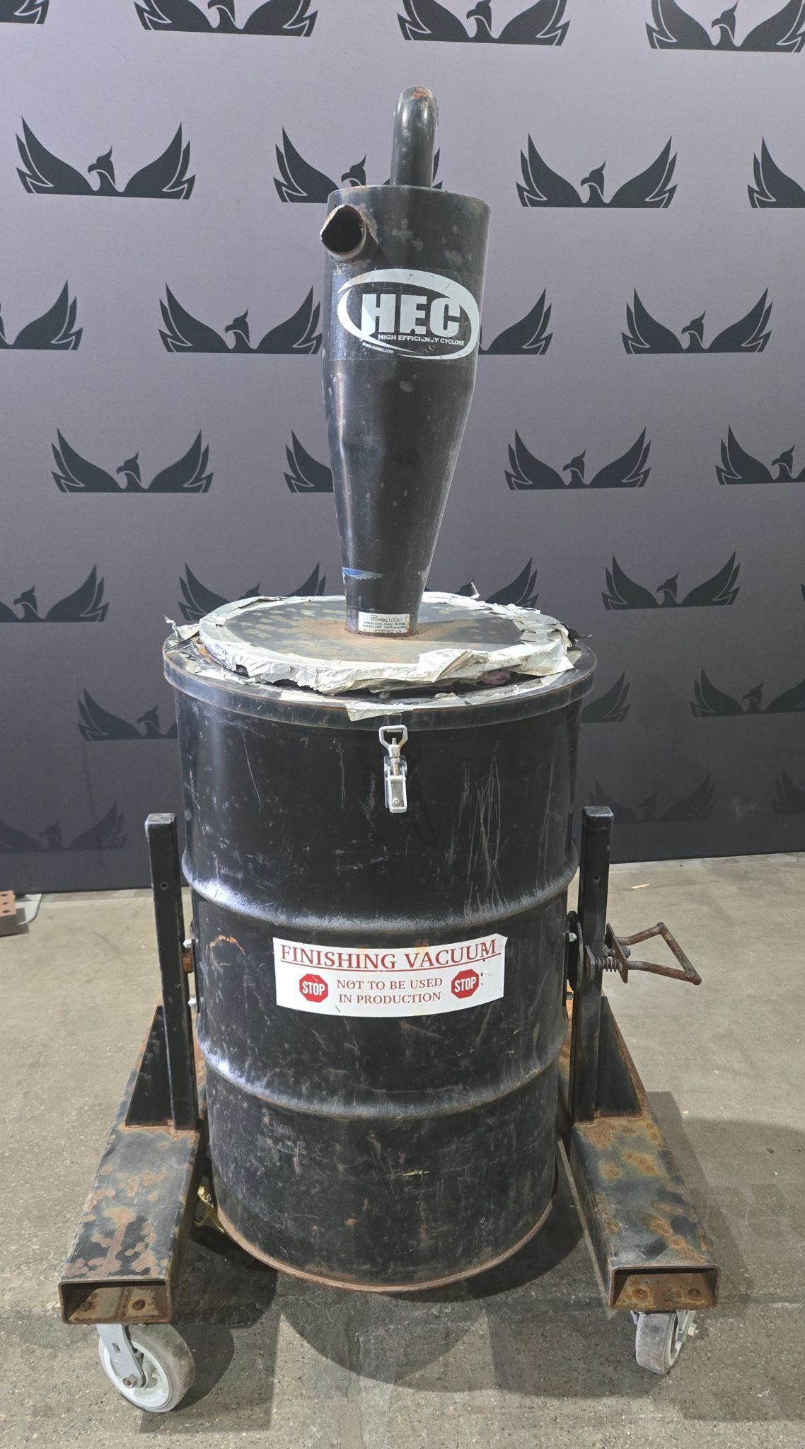 RUWAC 9956XLT HEC-XLT 55 Gallon Cyclone Pre-Separator USED 0