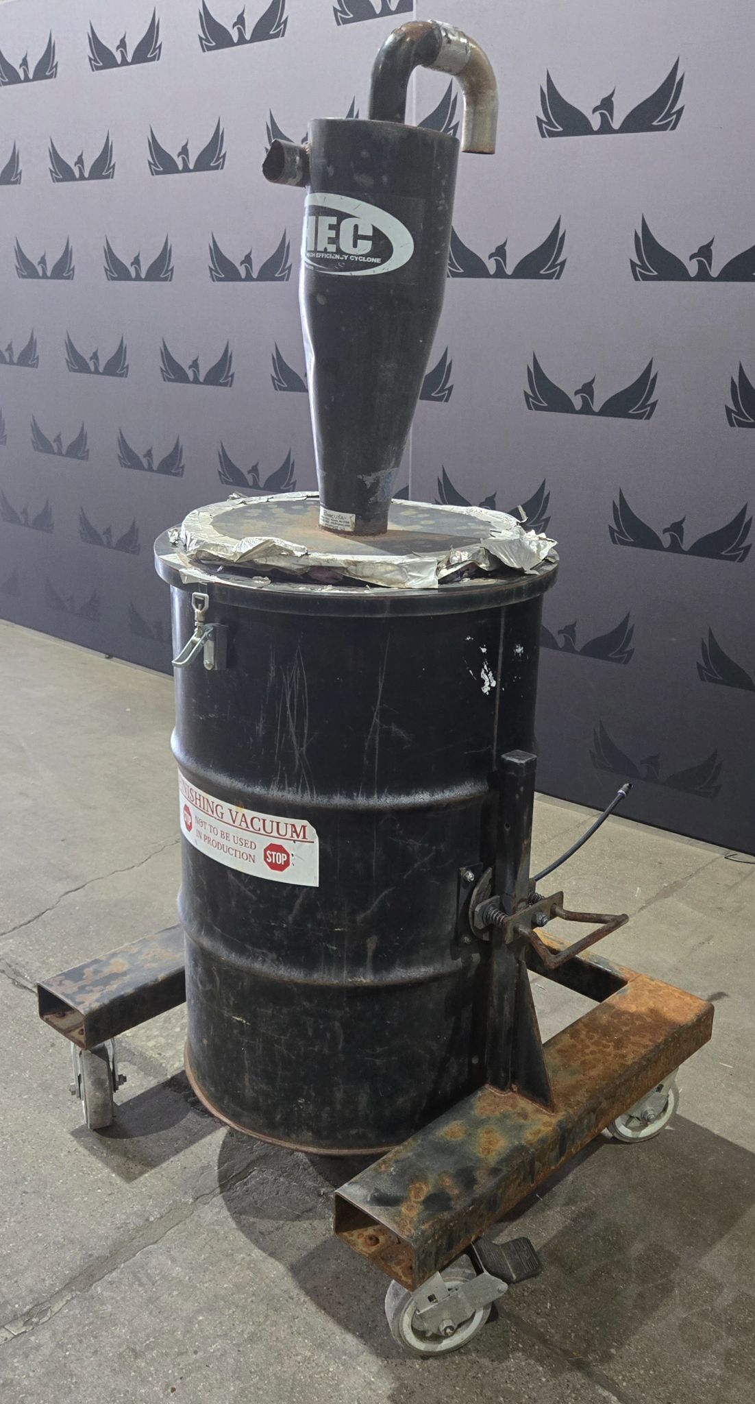 RUWAC 9956XLT HEC-XLT 55 Gallon Cyclone Pre-Separator USED 1
