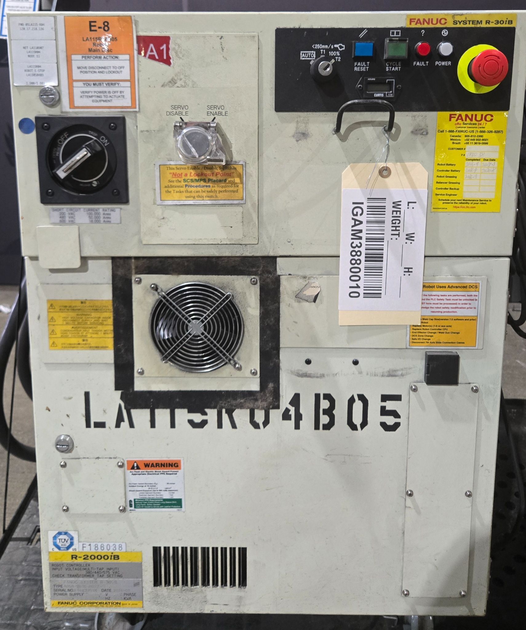 FANUC R-2000iB/185L Complete with R-30iB Controller USED 14