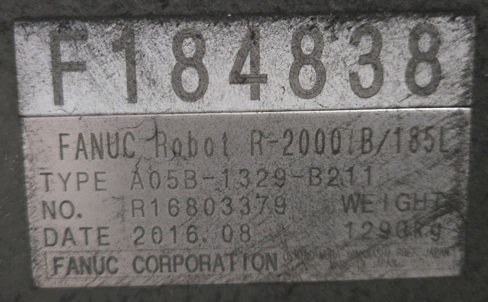 FANUC R-2000iB/185L Robot with R-30iB Controller USED 8