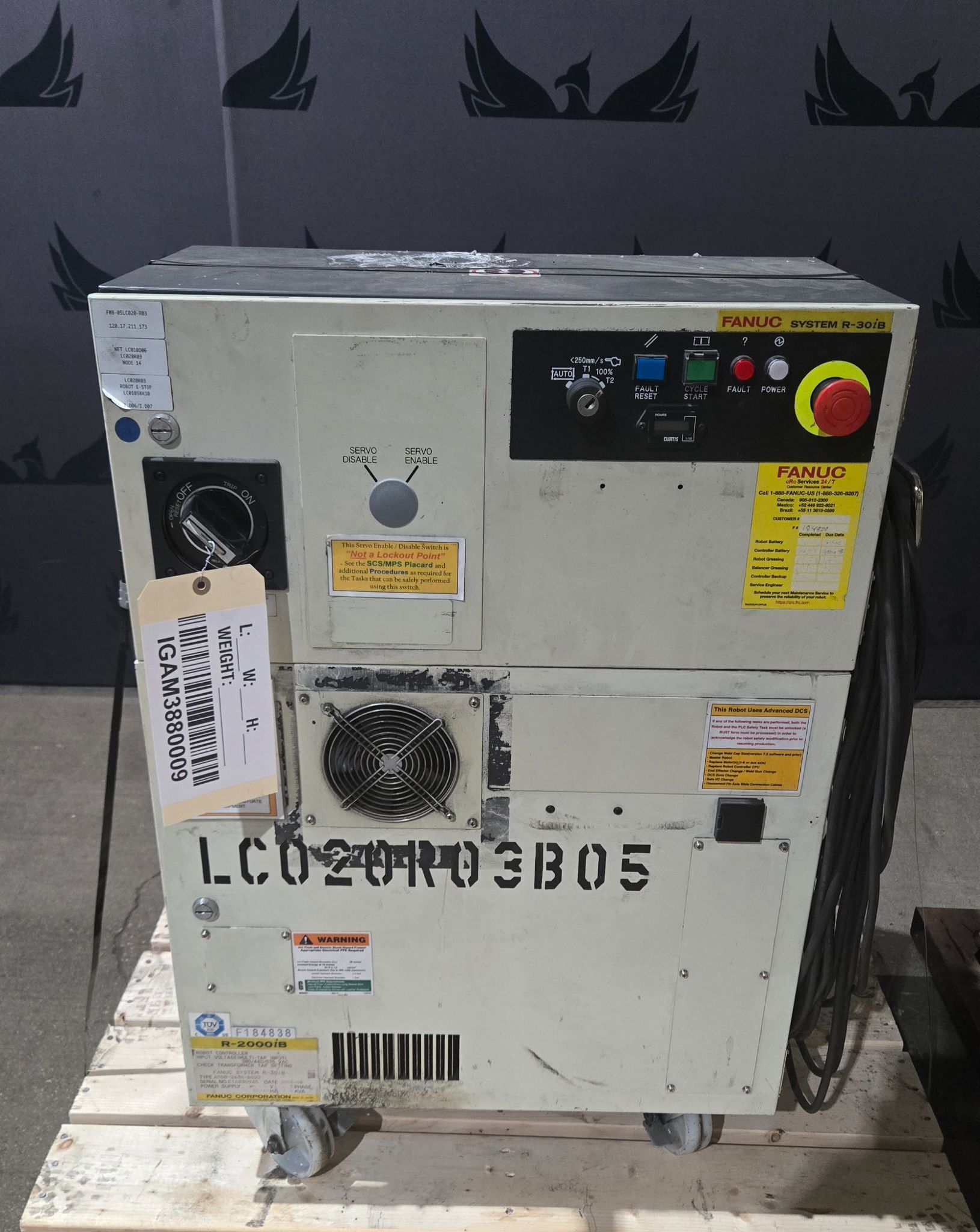 FANUC R-2000iB/185L Robot with R-30iB Controller USED 9