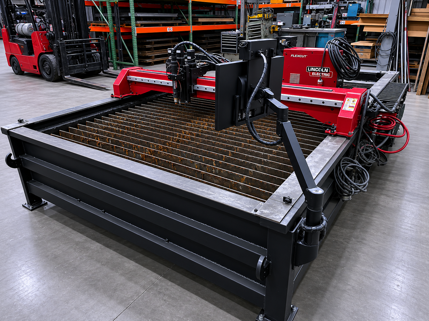 Lincoln Torchmate X CNC Plasma Cutting Table with FlexCut 125 Used 3