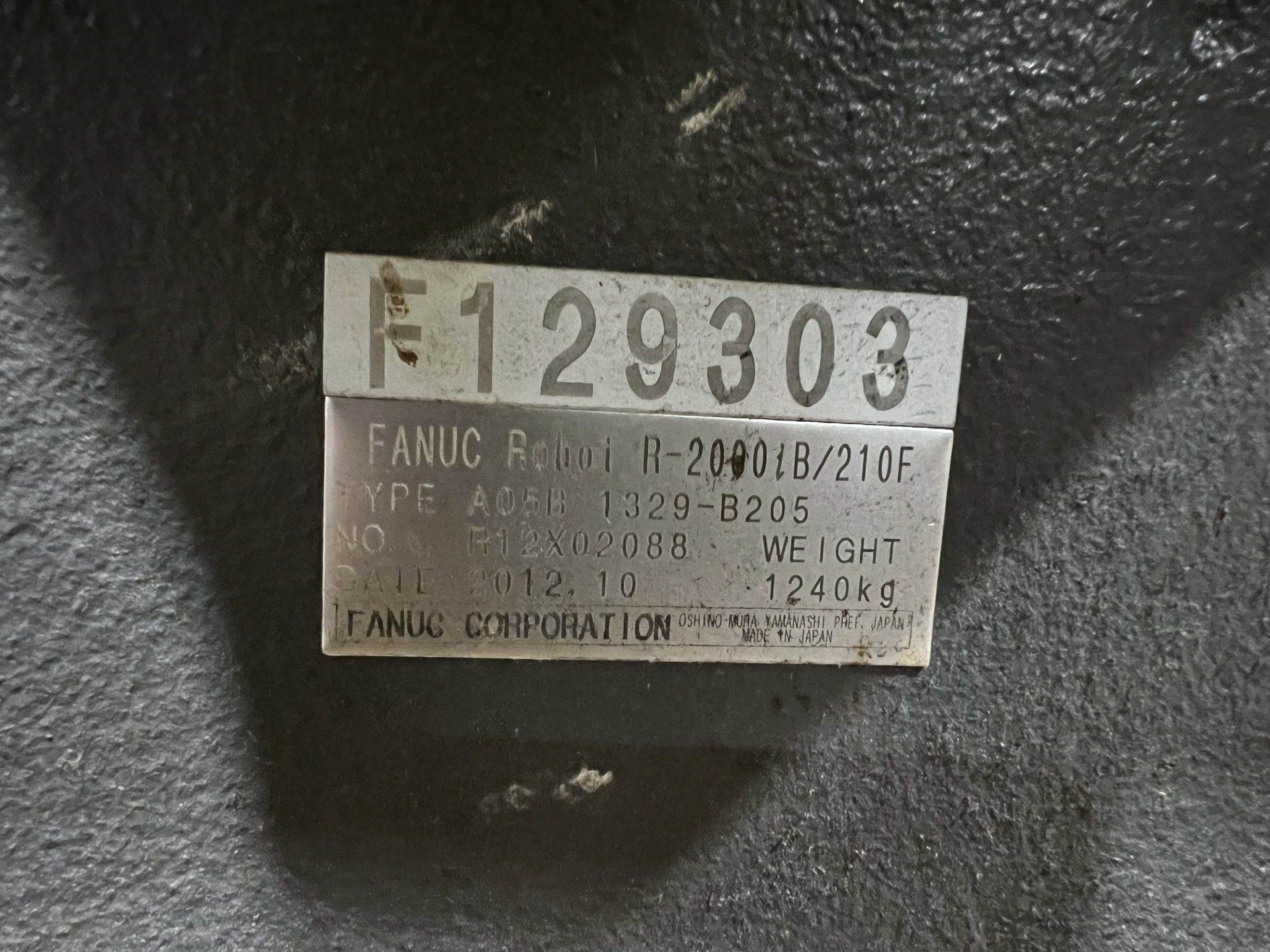 FANUC R-2000iB/210F w/ R-30iB Controls USED - Missing Teach Pendant 11
