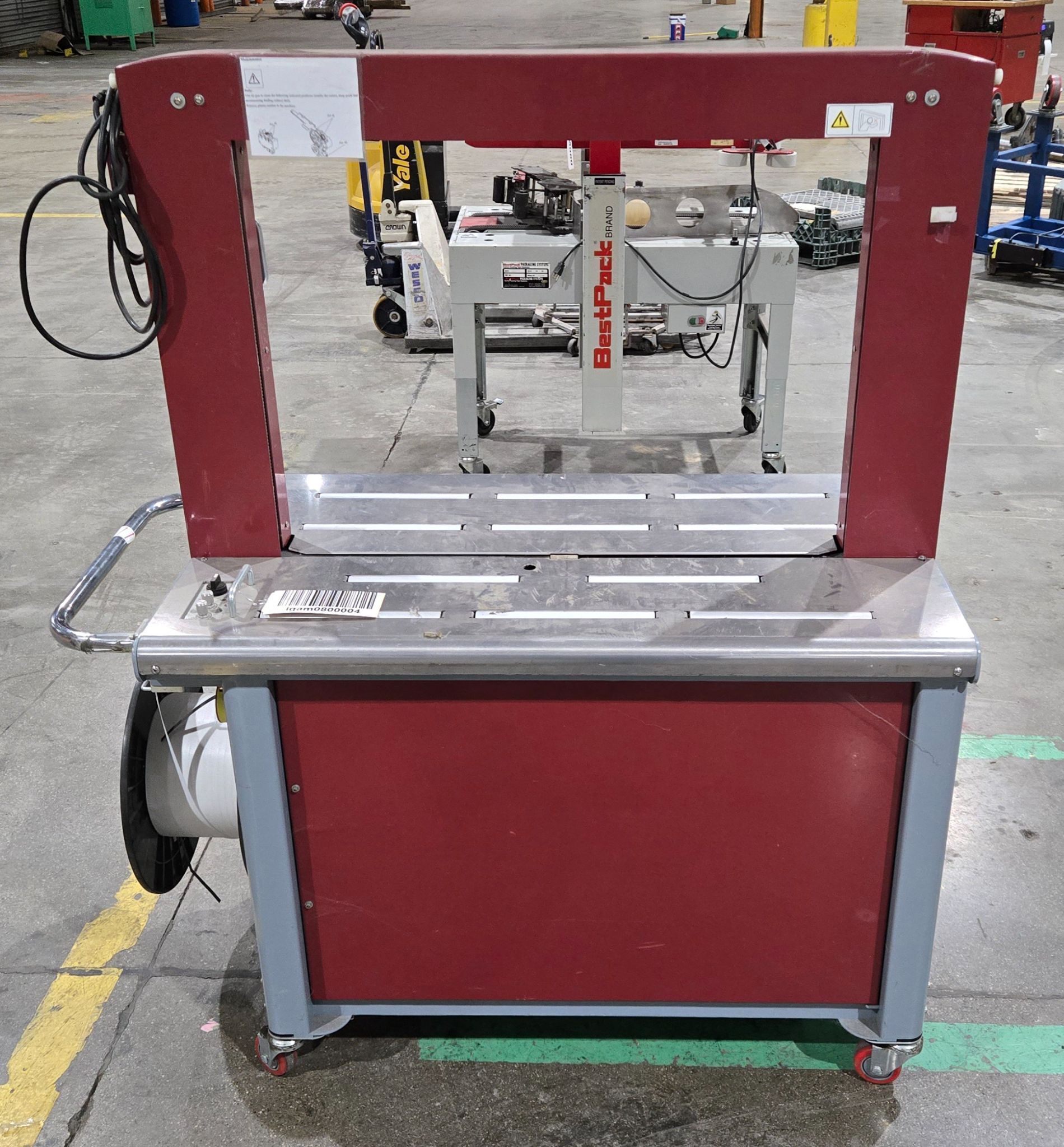 PAC STRAPPING PRODUCTS SM65 AUTOMATIC BANDING MACHINE USED 1