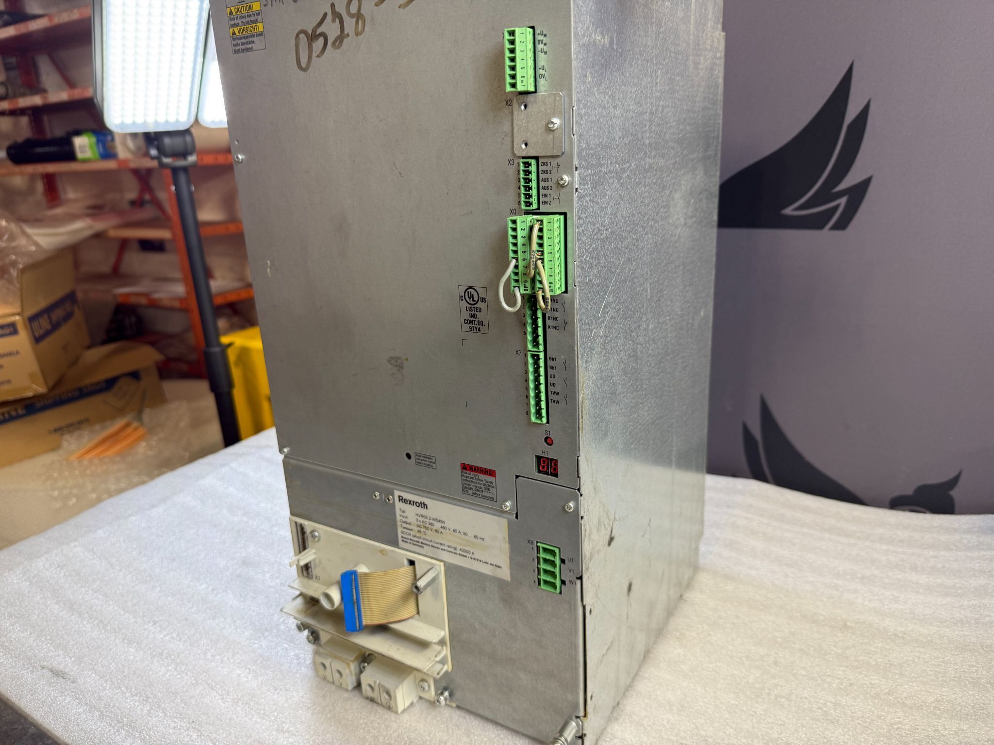 REXROTH HVR03.2‑W045N HVR Power Supply USED 2