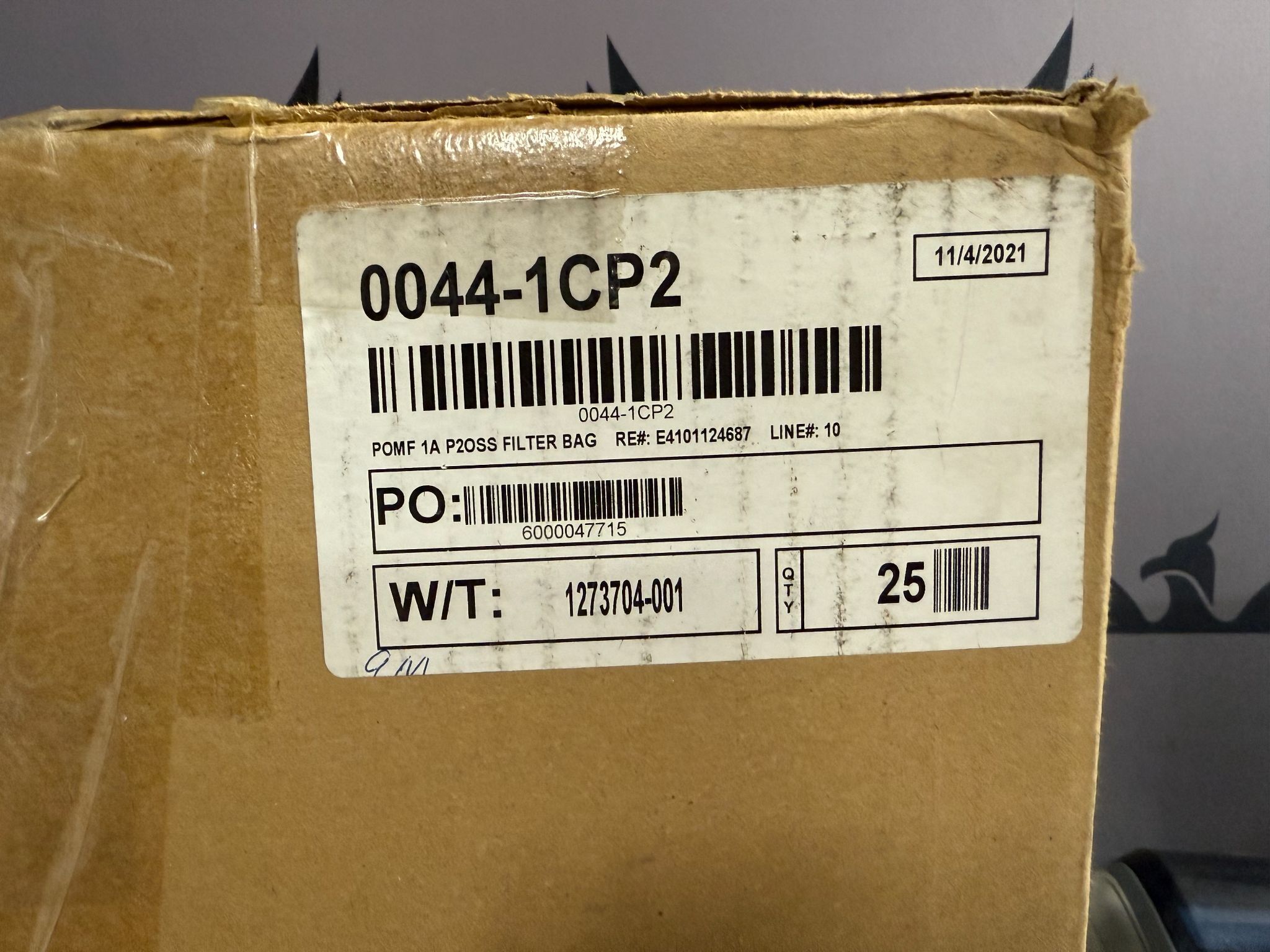 AJR 0044‑1CP2 POMF 1A P2 OSS Liquid Filter Bag NEW (25 Pack) 3