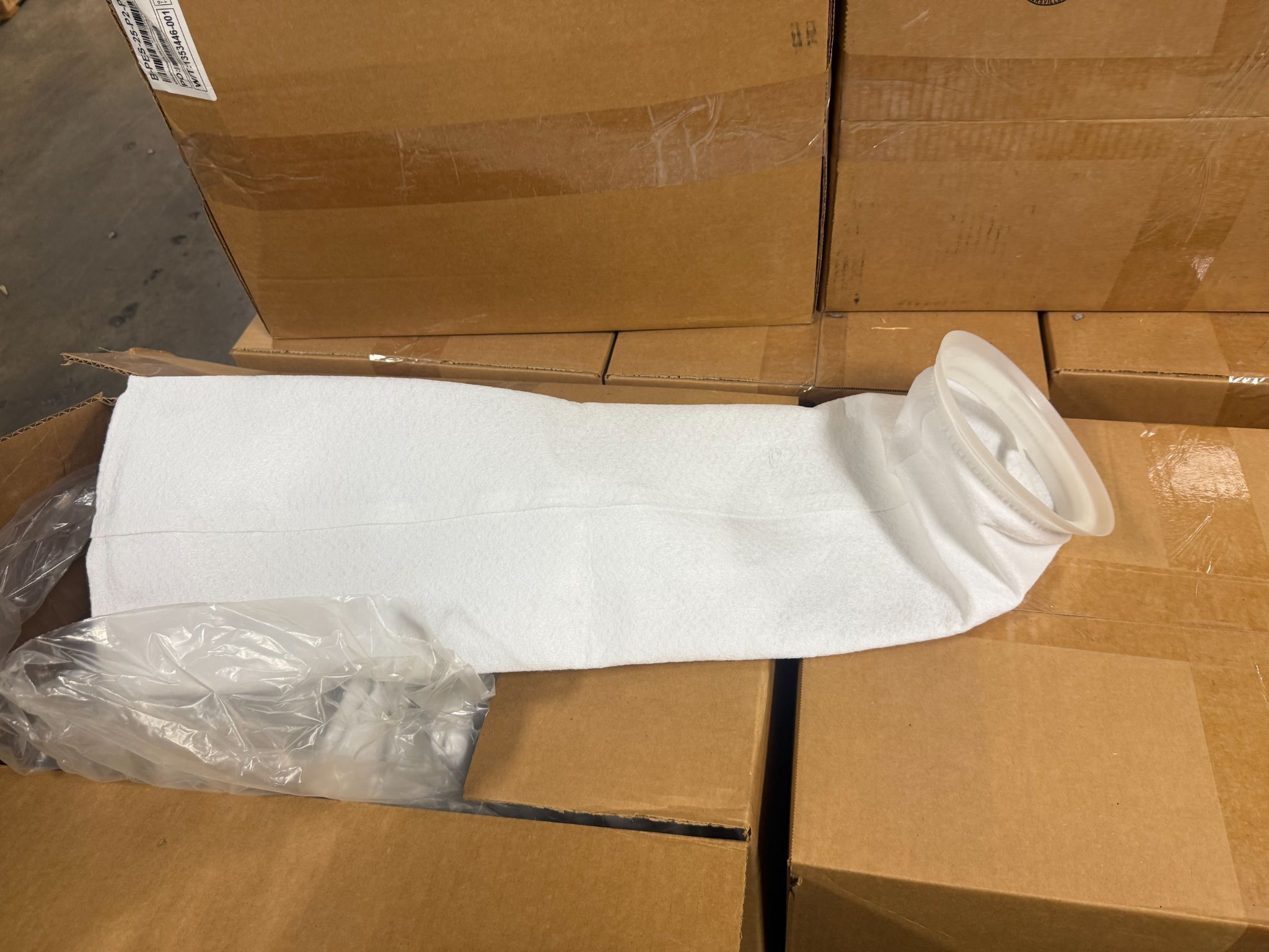 AJR B‑PES‑25‑P2‑POSS Polyester Felt Liquid Filter Bag NEW (50 Pack) 2