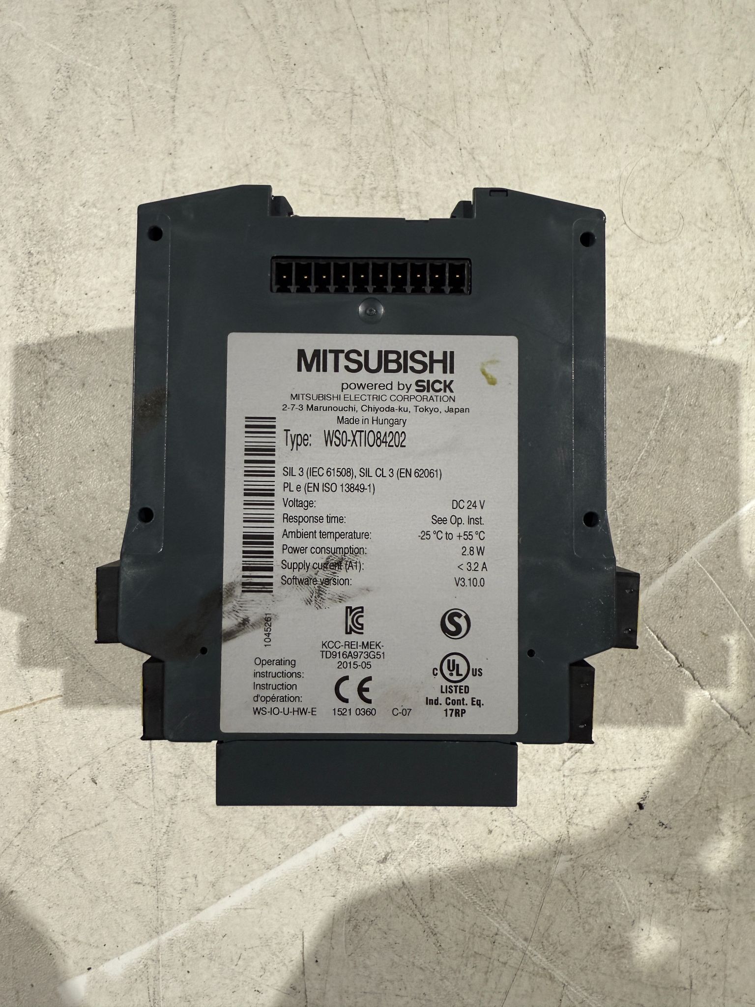 MITSUBISHI WSO-XTI084202 Safety I/O Module NEW 0