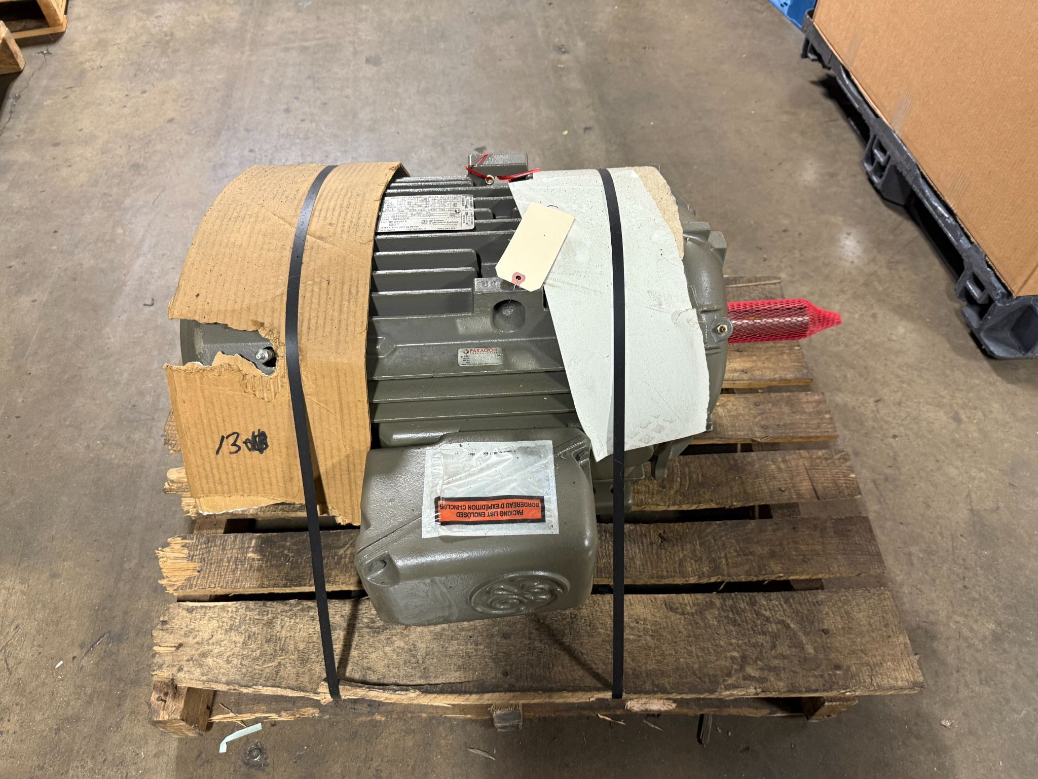GENERAL ELECTRIC 5KS326SS108D22 Extra Severe Duty AC Motor 50 HP USED 1