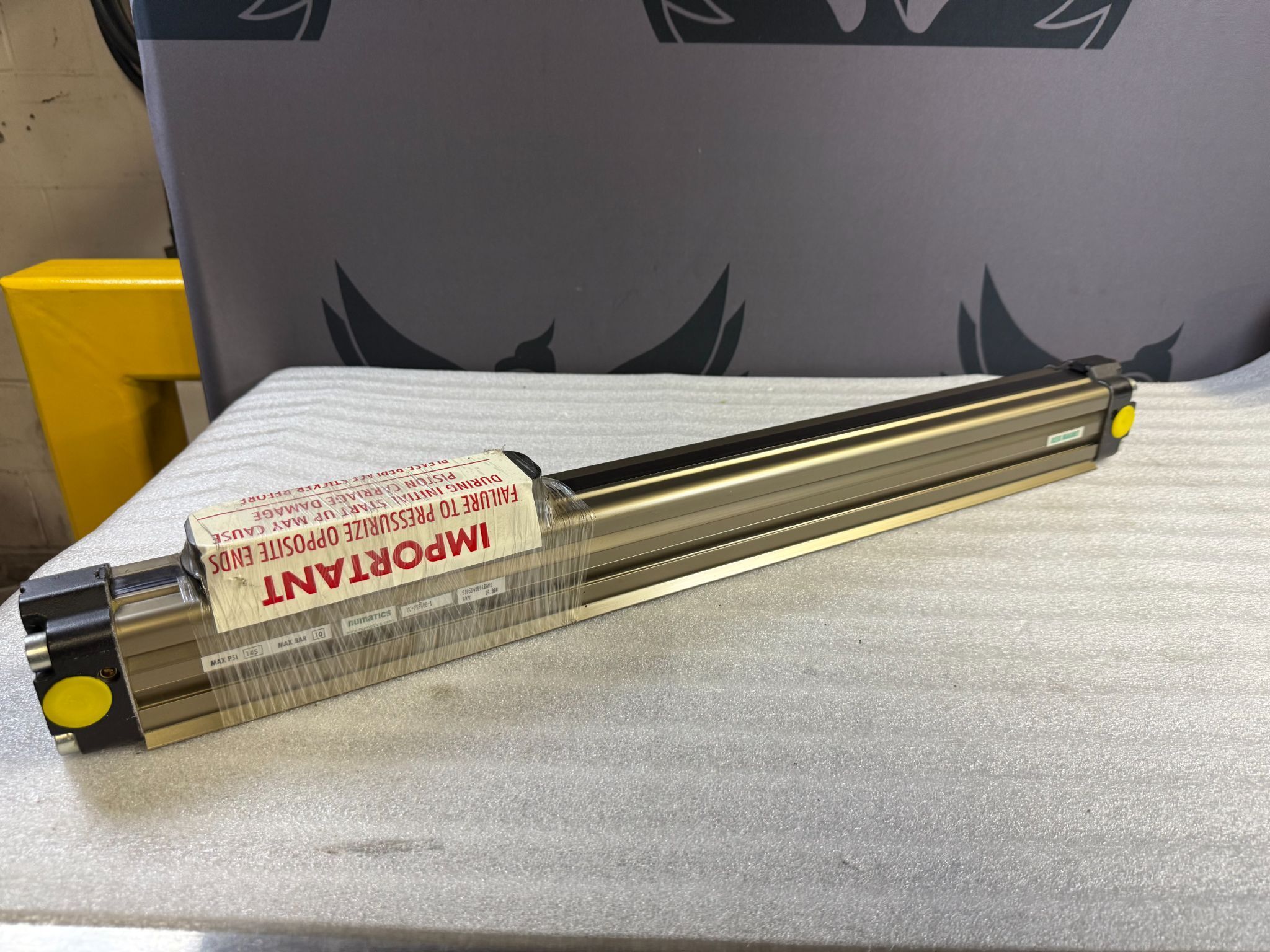 ASCO NUMATICS S1055400016AMO Rodless Pneumatic Actuator, Bore: 40mm, Stroke: 16" NEW 0