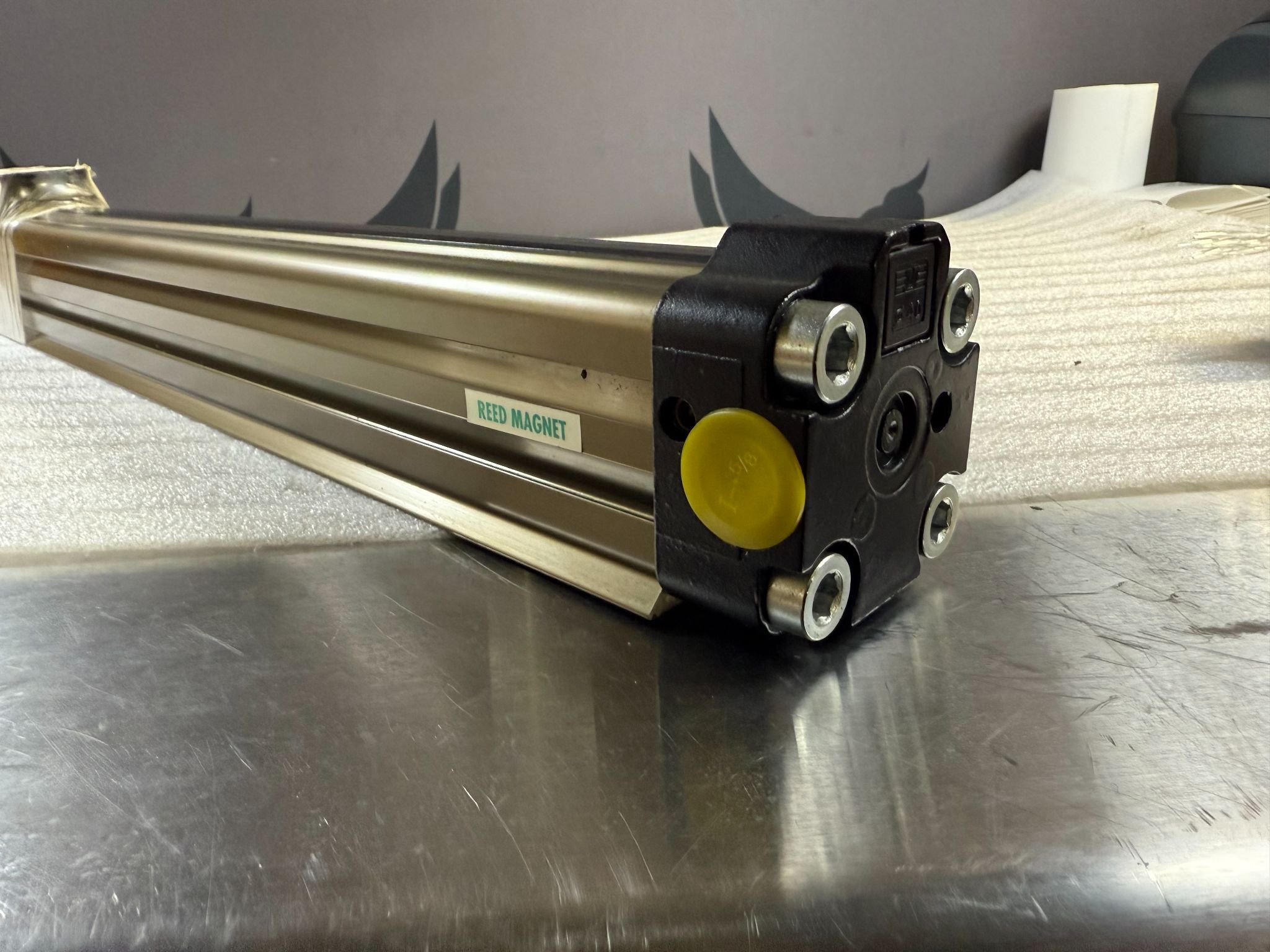 ASCO NUMATICS S1055400016AMO Rodless Pneumatic Actuator, Bore: 40mm, Stroke: 16" NEW 4