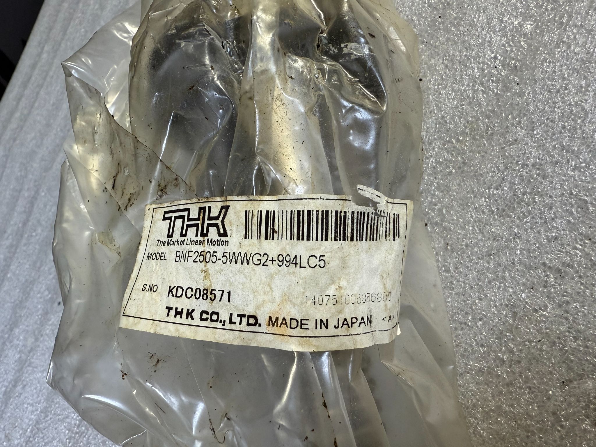 THK BNF2505-5WWG2+994LC5 Precision Ball Screw NEW 2